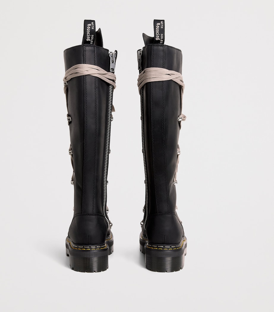Rick Owens x Dr. Martens Leather Pentacle Boots BLACK 09 Image 4