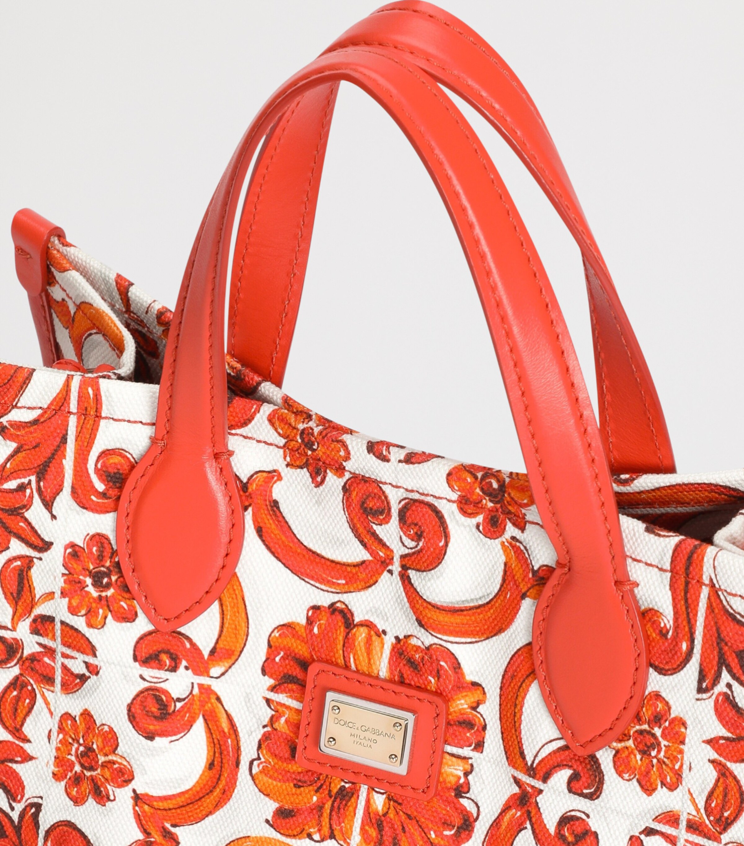 Dolce&Gabbana Kids Majolica Tote Bag Maiolica Ar Image 4