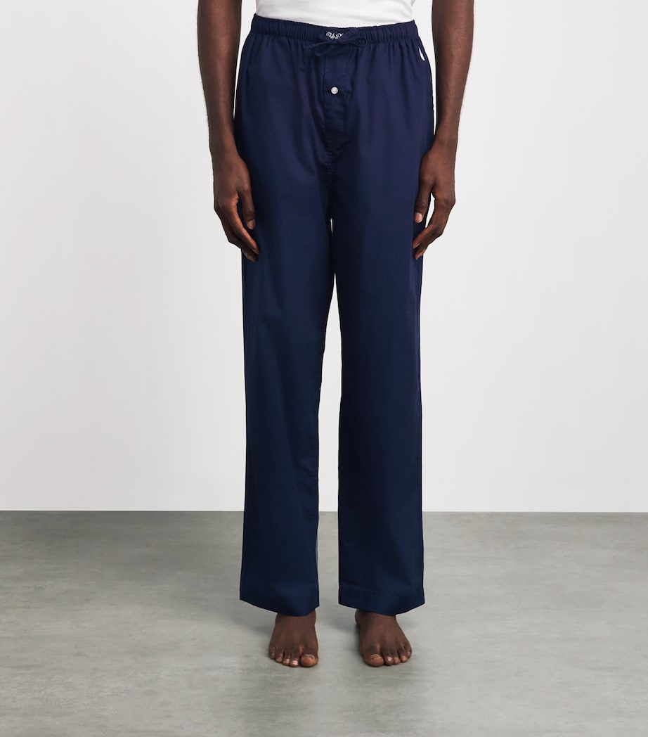 Polo Ralph Lauren Mens Cotton Polo Pony Pyjama Bottoms Navy Image 4