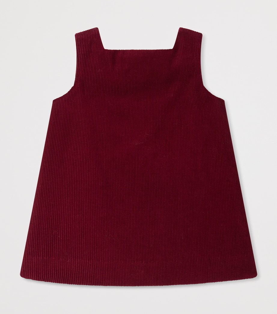Cotton Corduroy Dress (6-18 Months) RAISIN Image 2