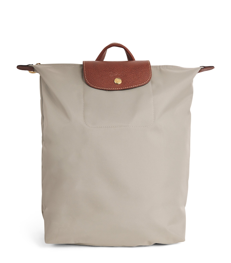 Longchamp Medium Le Pliage Backpack Pebble Image 1