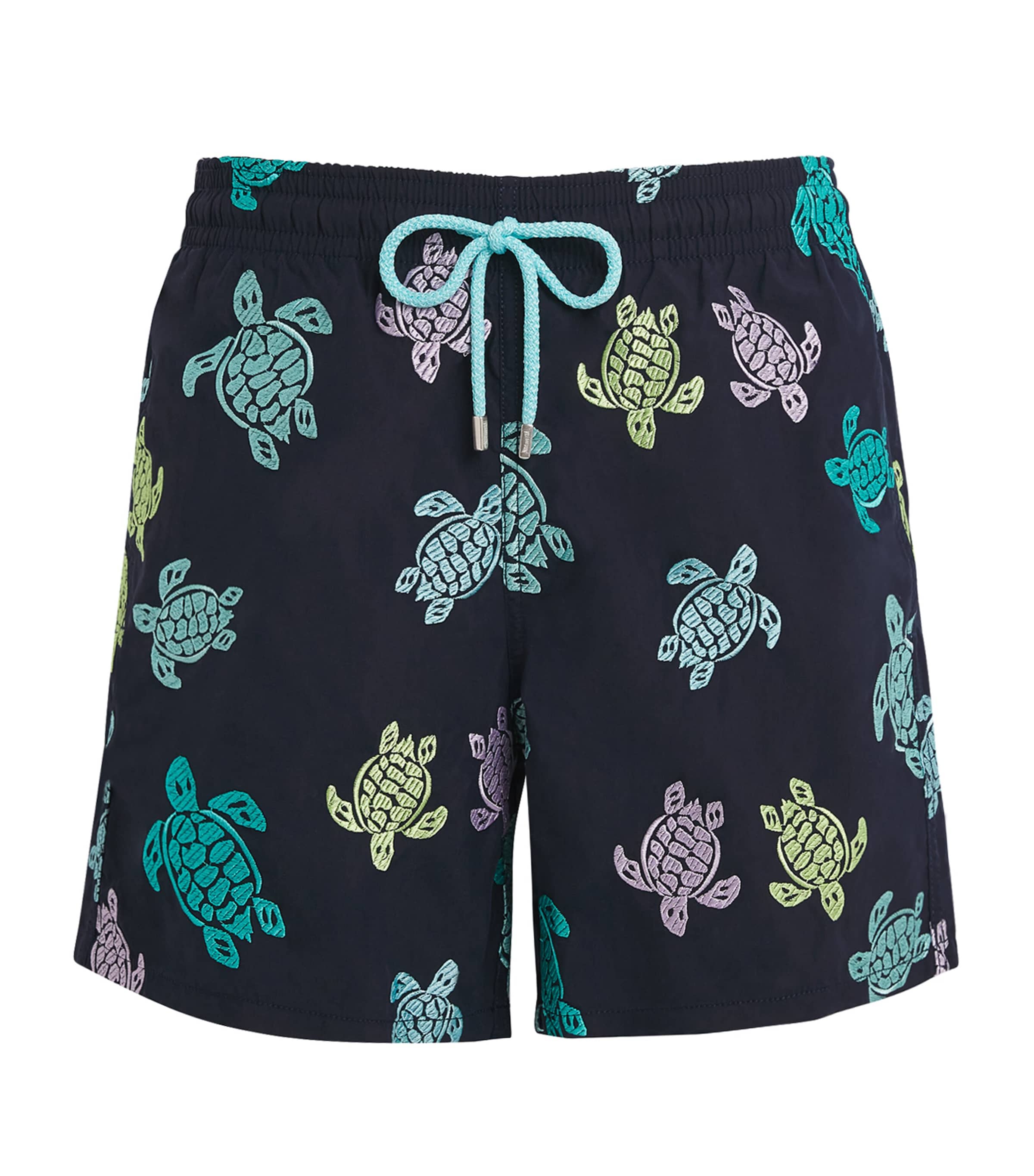Embroidered Turtle Mistral Swim Shorts 390 BLEU MARINE Image 1