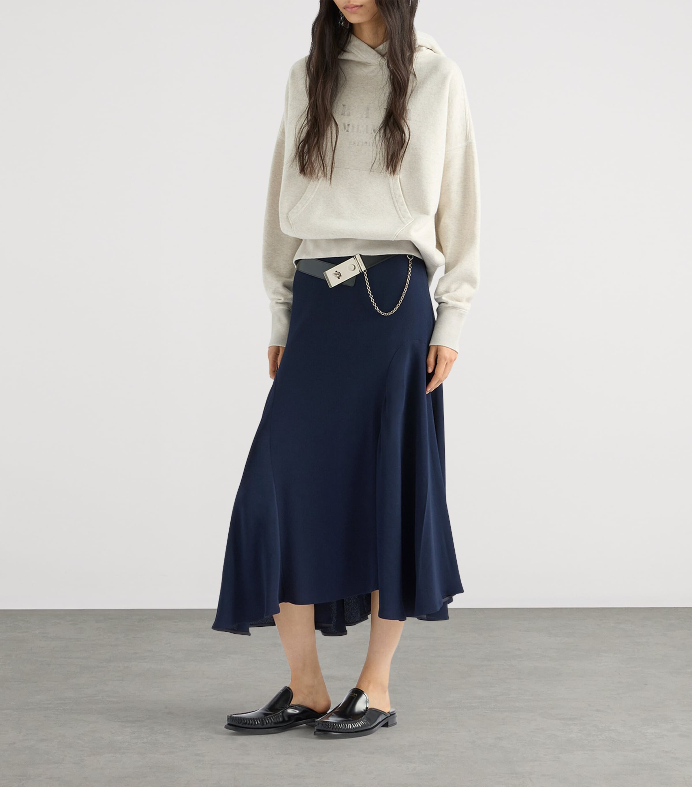 Cady Asymmetric Midi Skirt F0008 Image 2