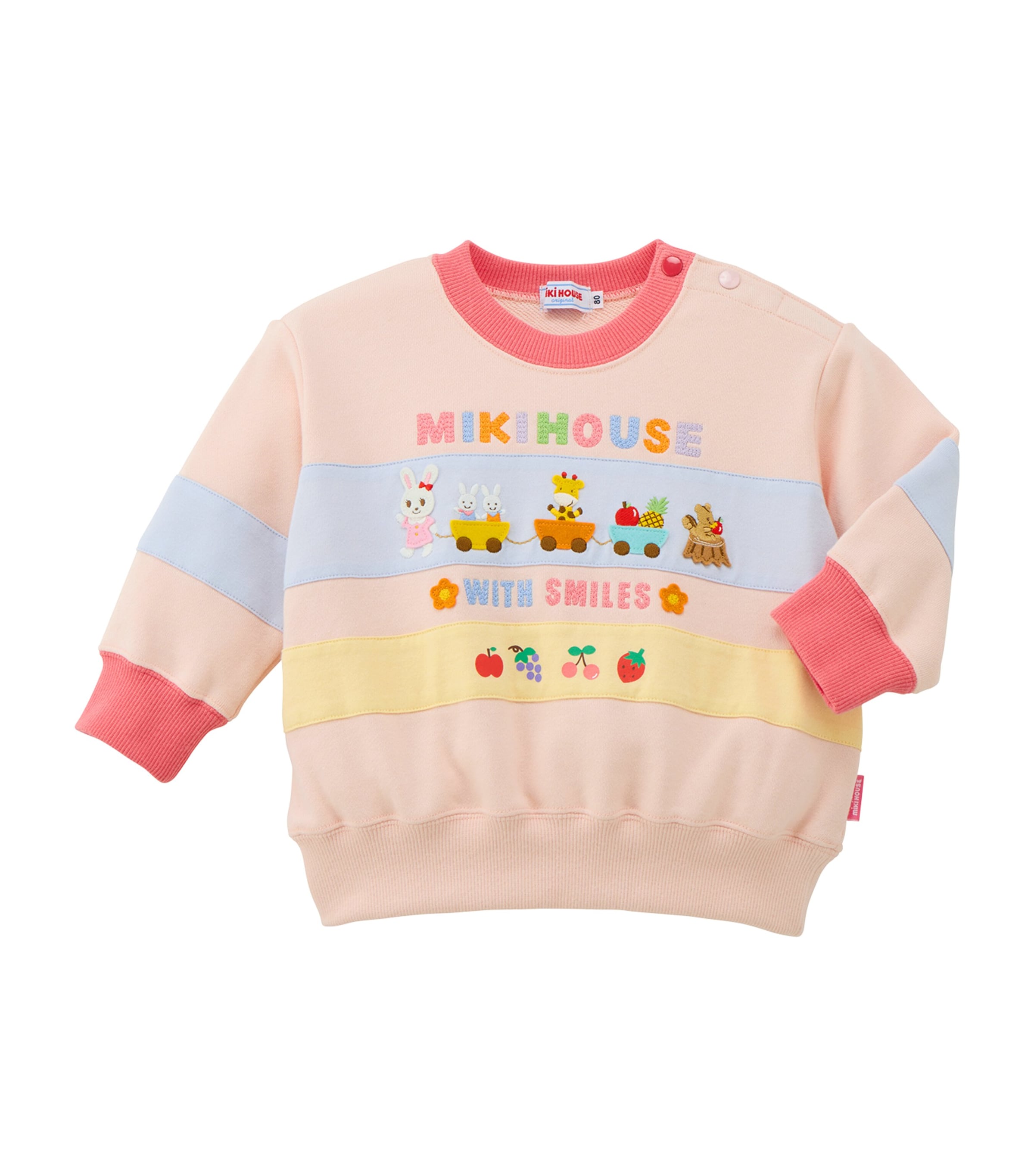 Miki House Cotton Embroidered Sweatshirt (12 Months-7 Years) Image 1