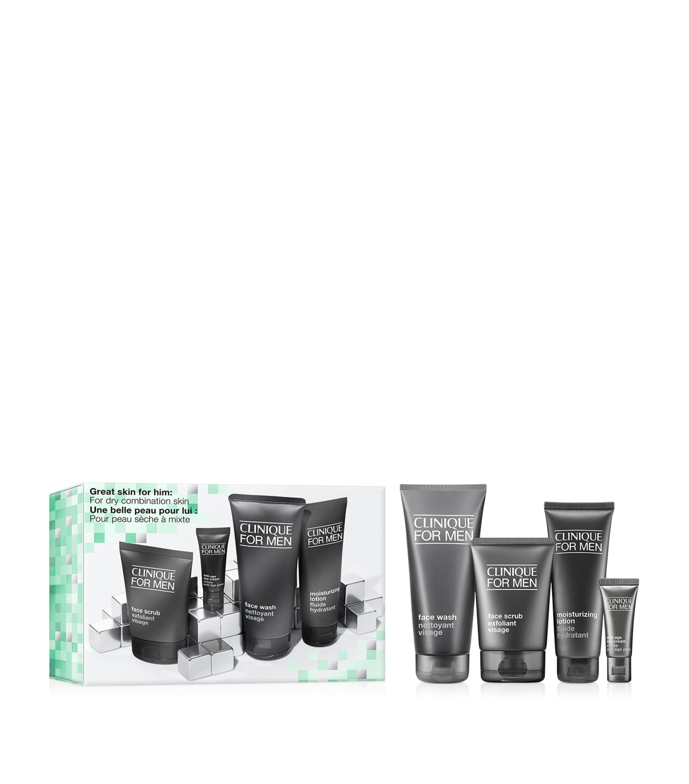 Clinique Skincare Gift Set: Normal Skin Types In White