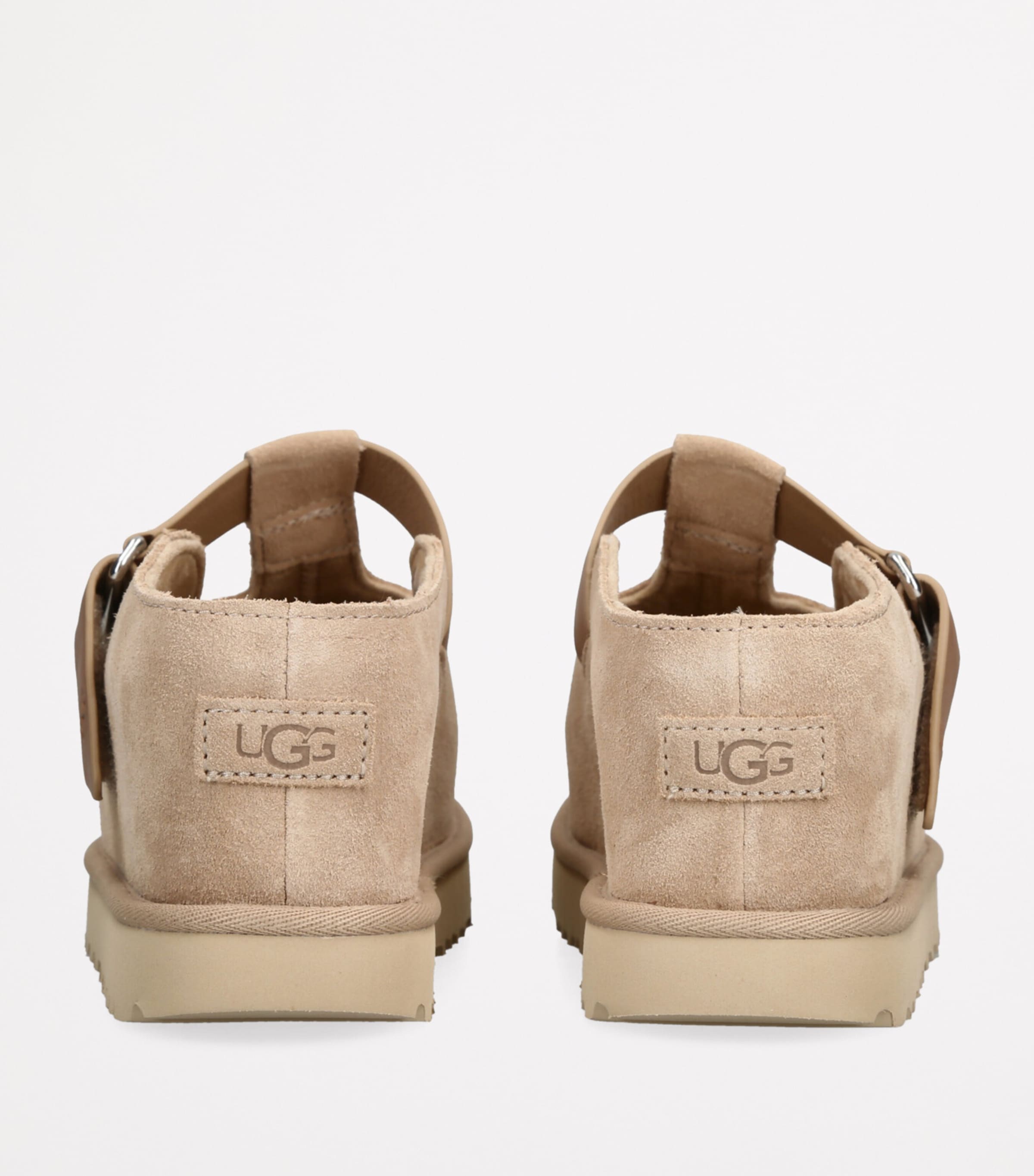 UGG Beige Suede Goldenstar Hi Clogs | Harrods UK