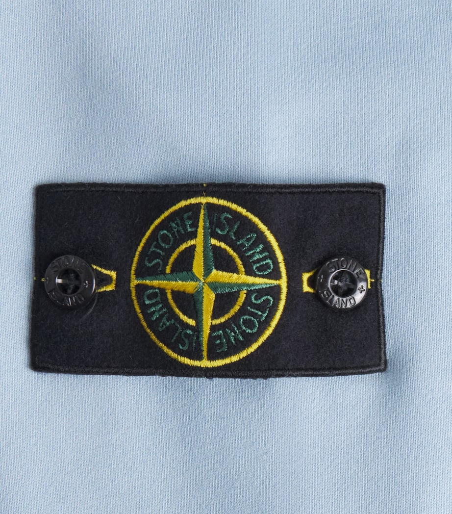 Stone Island Mens Cotton Compass Logo Sweatshirt Image 6