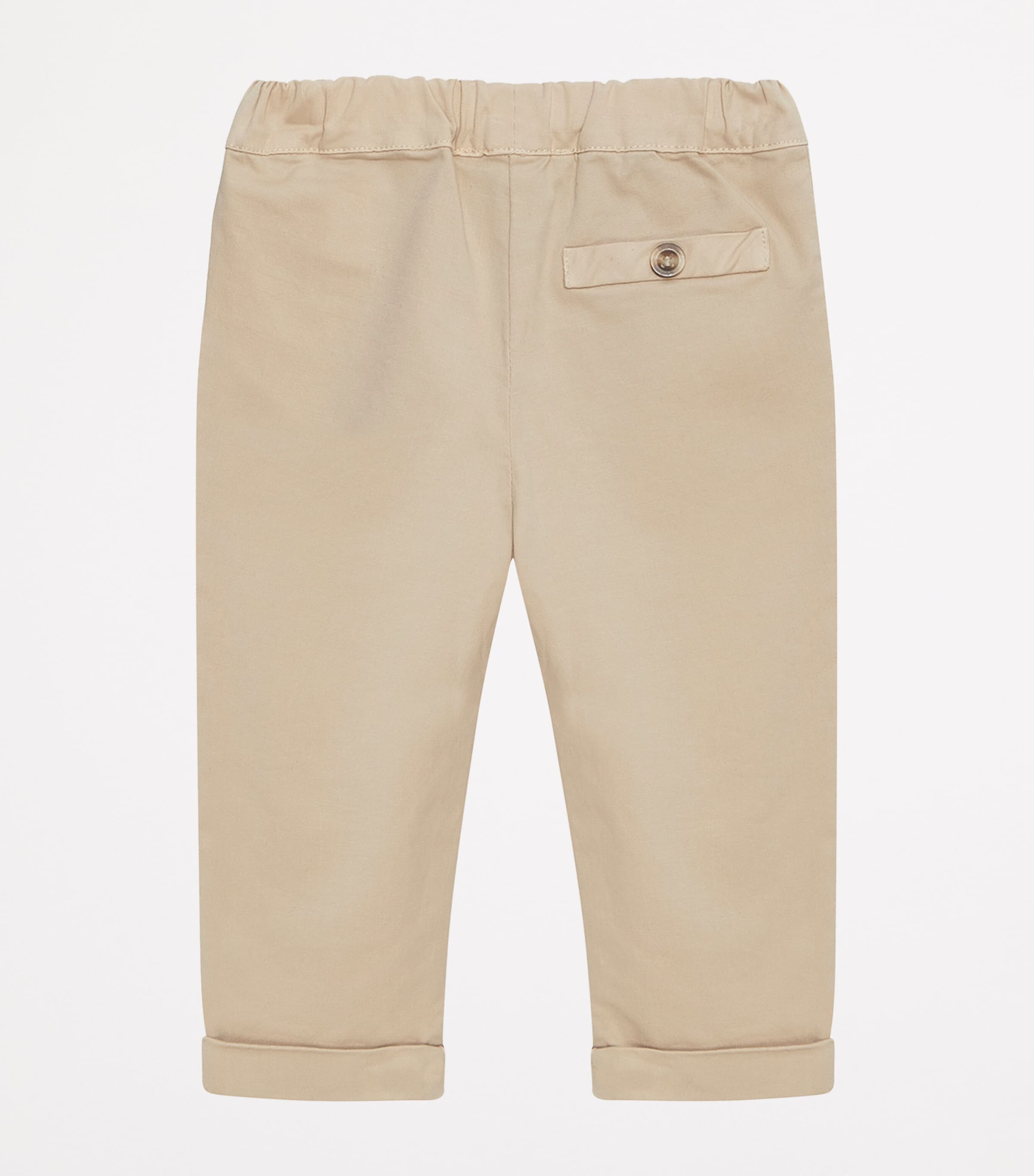 Stretch-Cotton Jacob Trousers (3-24 Months) CAMEL Image 2
