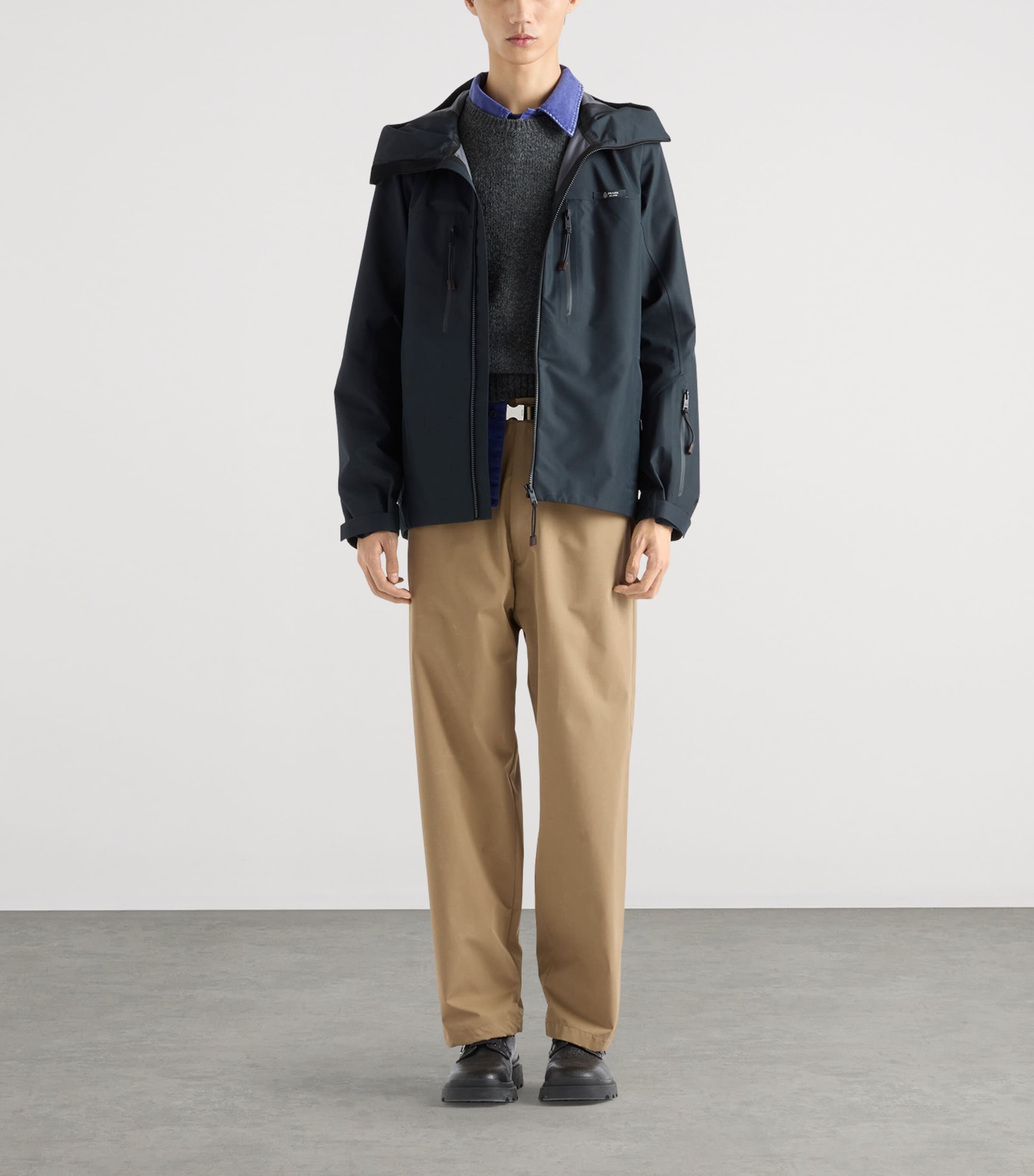 Technical Wide-Leg Trousers F0241 Image 2