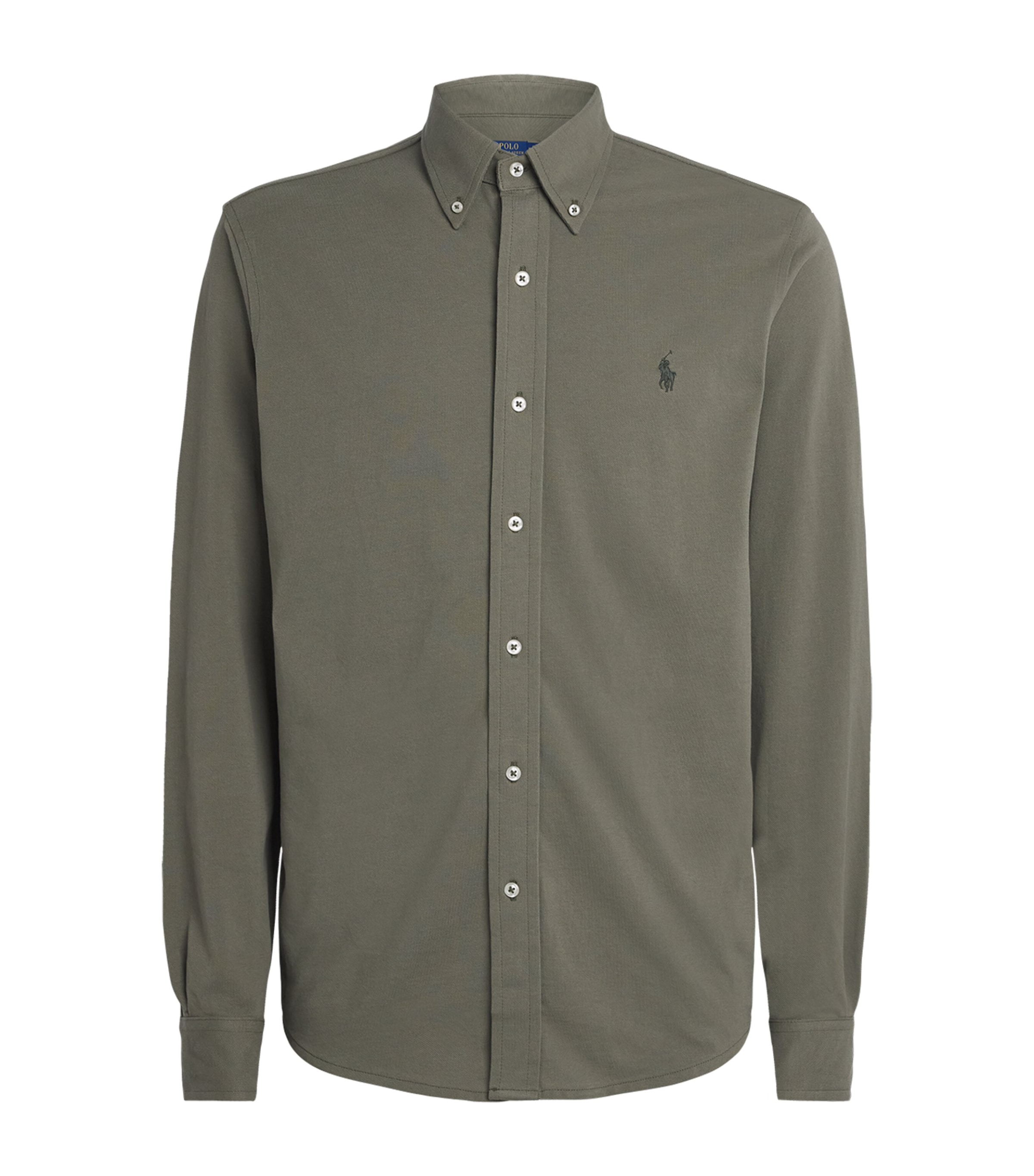 Polo Ralph Lauren Mens Cotton Featherweight Mesh Shirt Cruise Image 1