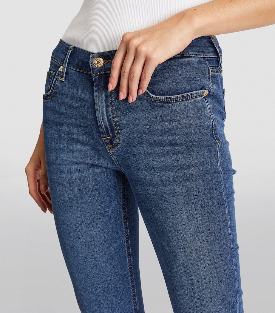 B(Air) High-Rise Ankle Skinny Jeans DUCHESS MID BLUE Image 6