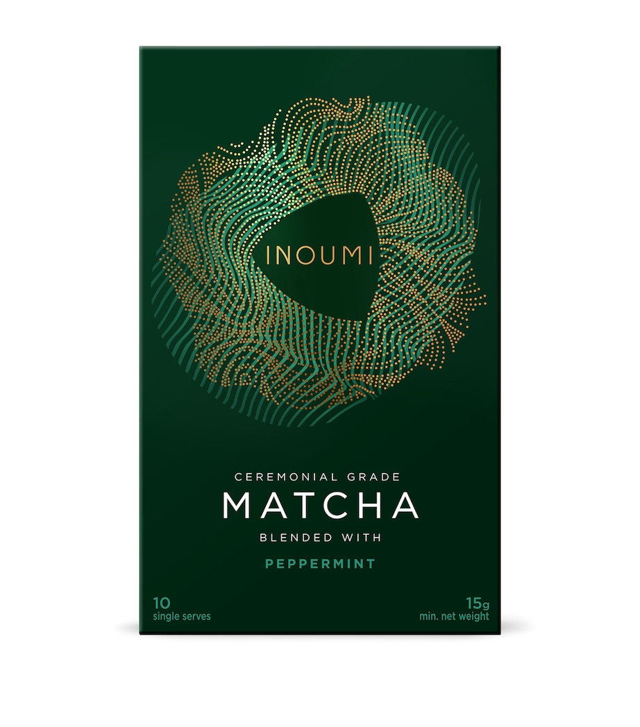 INOUMI Ceremonial Grade Peppermint Matcha Sachets (Pack of 10) Image 1