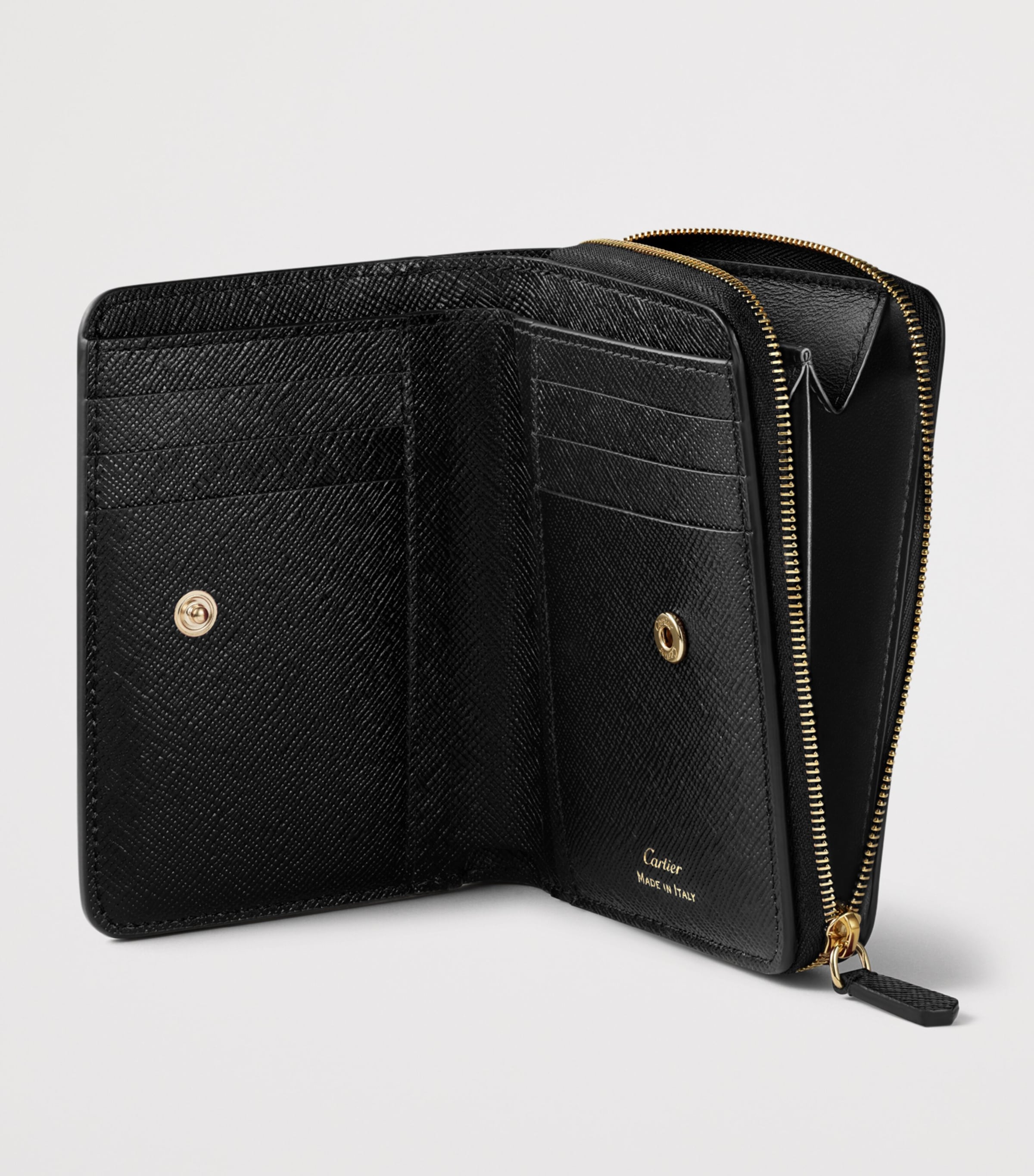 Cartier Leather C de Cartier Wallet Black Image 3