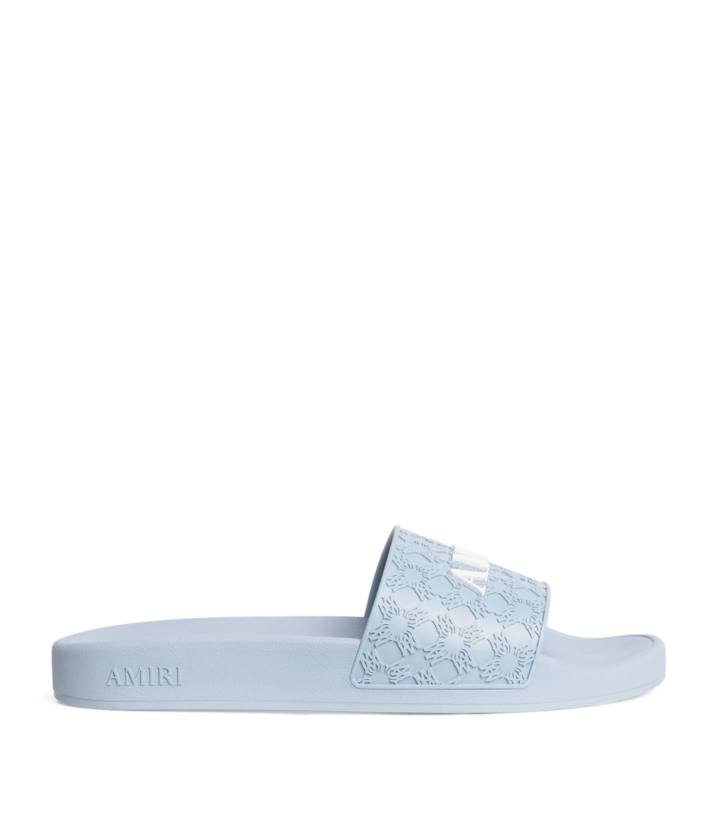 AMIRI☆MA クワッド ロゴ プールスライド サンダル AMIRI MA Quad Pool Slides | Harrods US