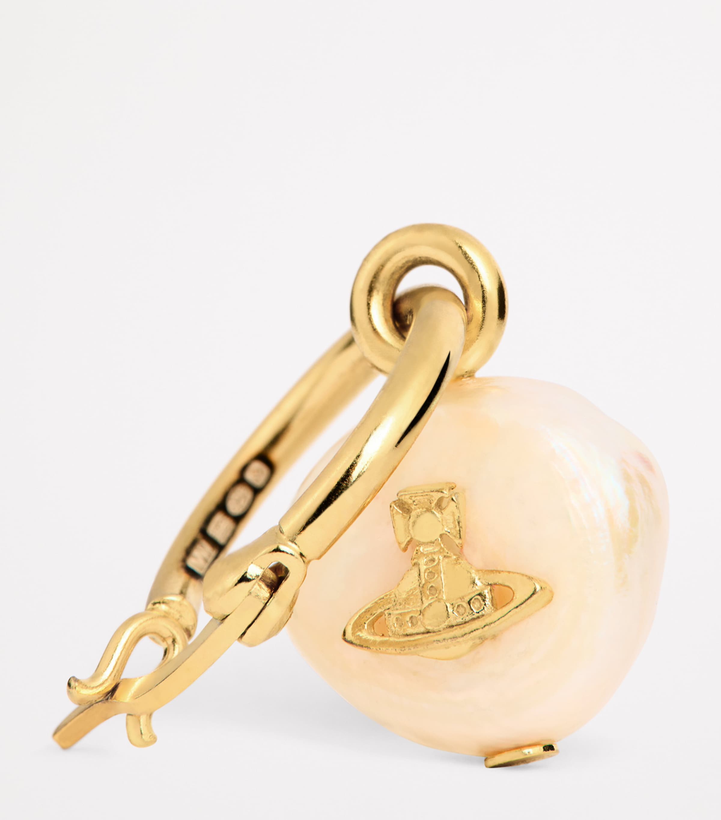 ★Vivienne Westwood★ Vivienne Westwood Barbie Hoop Men's Ea Vivienne Westwood Orb Hoop Earring, Earrings - Designer