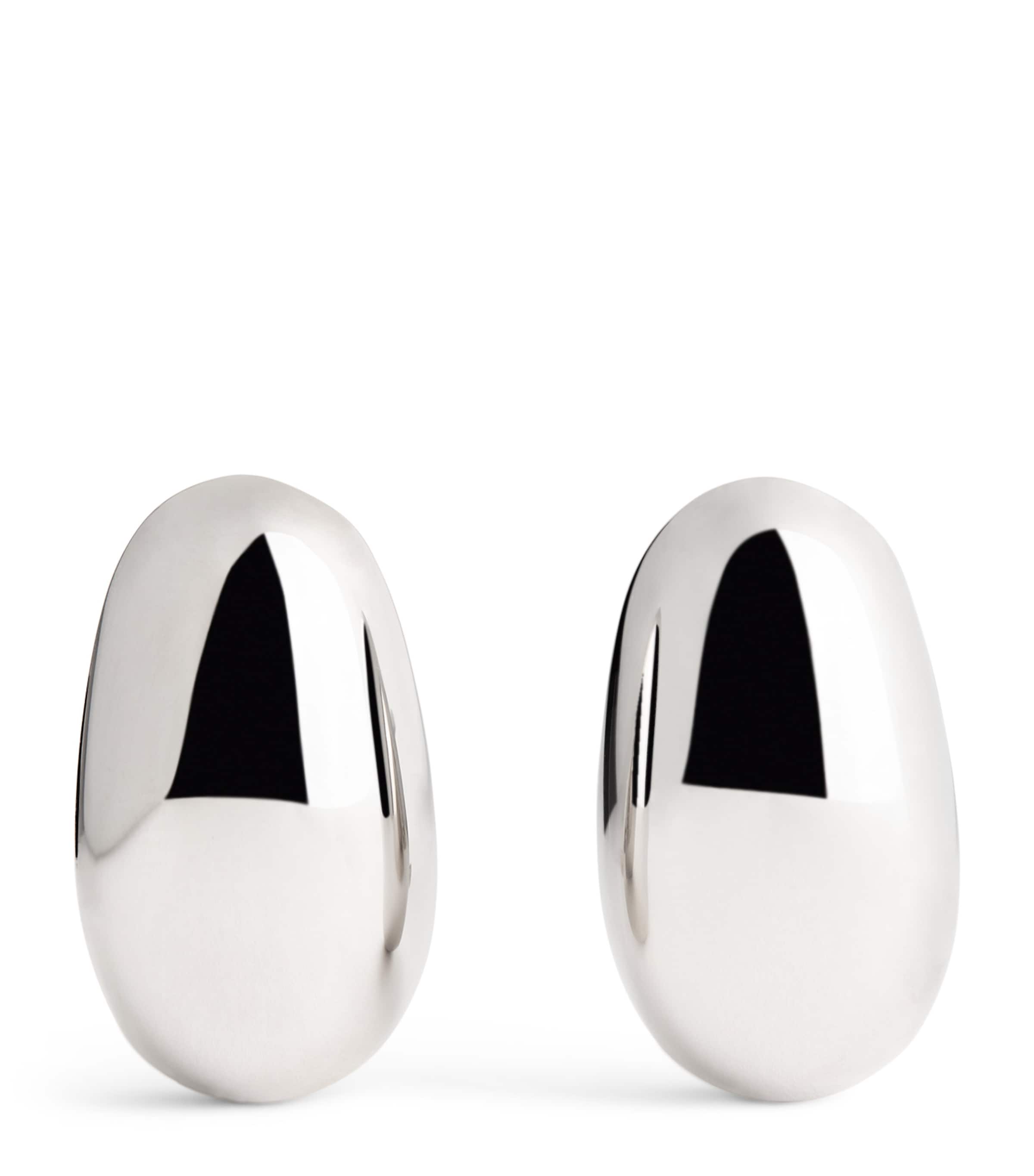Jacquemus Curvo Earrings In Silver