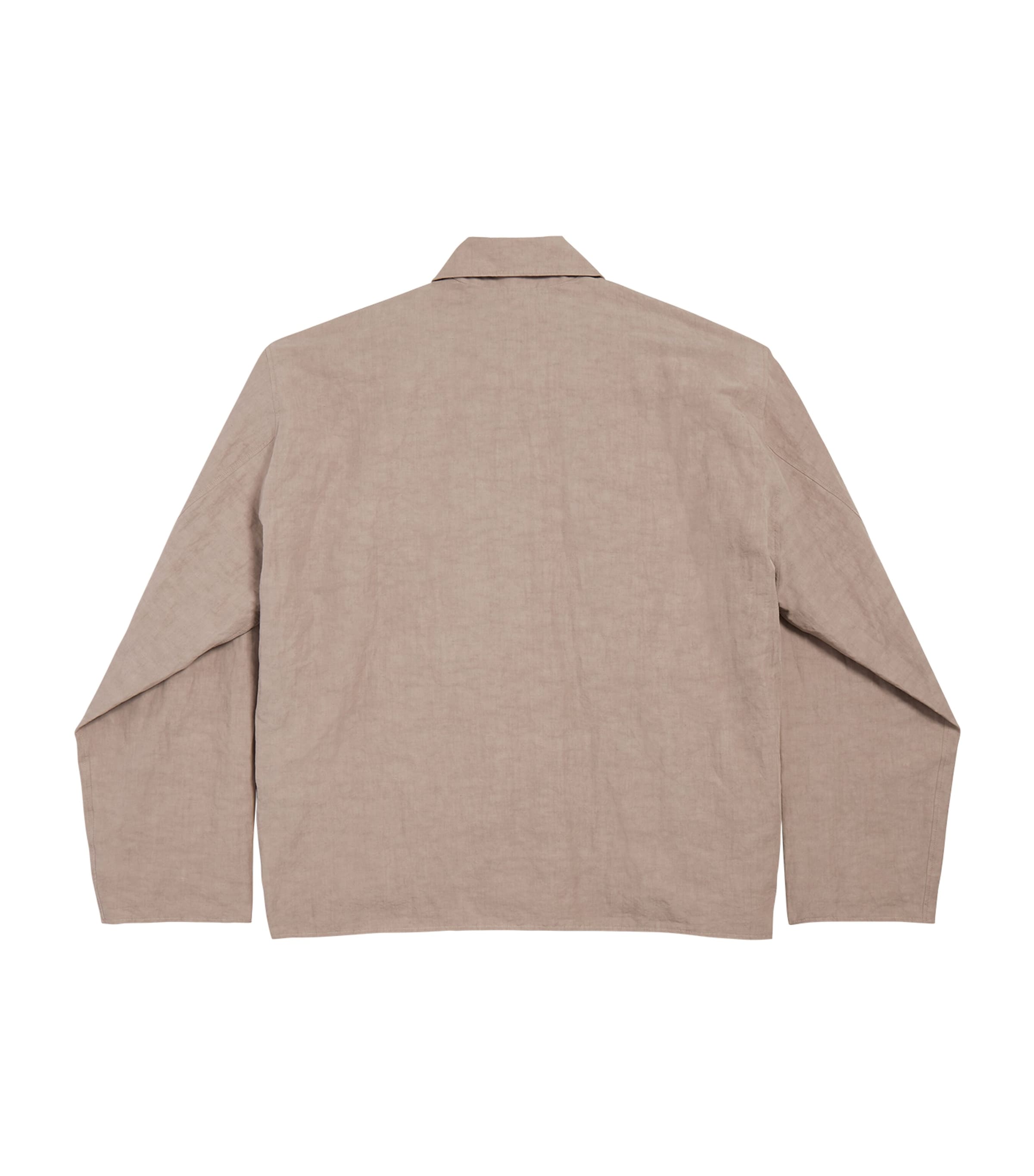 Balenciaga Mens Cotton-Linen Embroidered Jacket Image 2