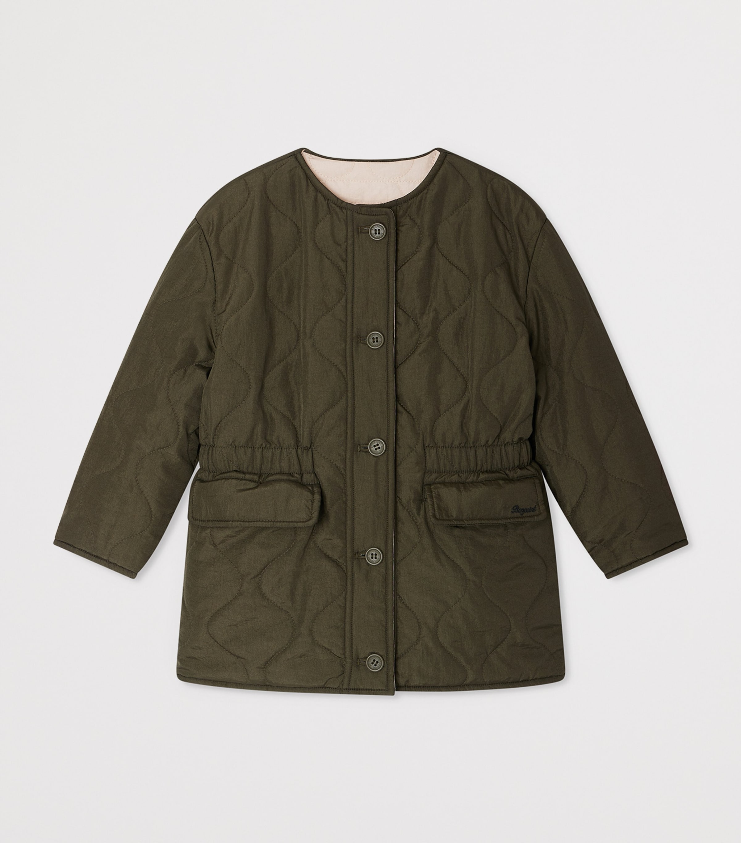 Reversible Jersey Coat (4-8 Years) UPB KAKI Image 3