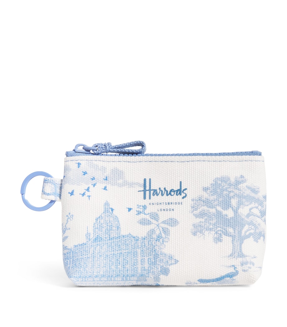 Toile Coin Purse BLUE Image 1
