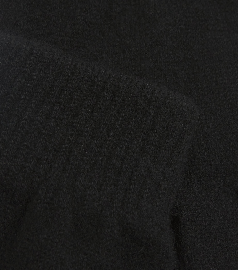 Cashmere Gloves (M) C99BLACK Image 2