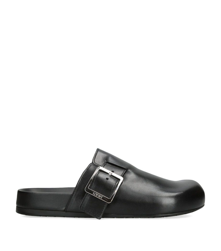 Leather Ease Mules BLACK Image 1