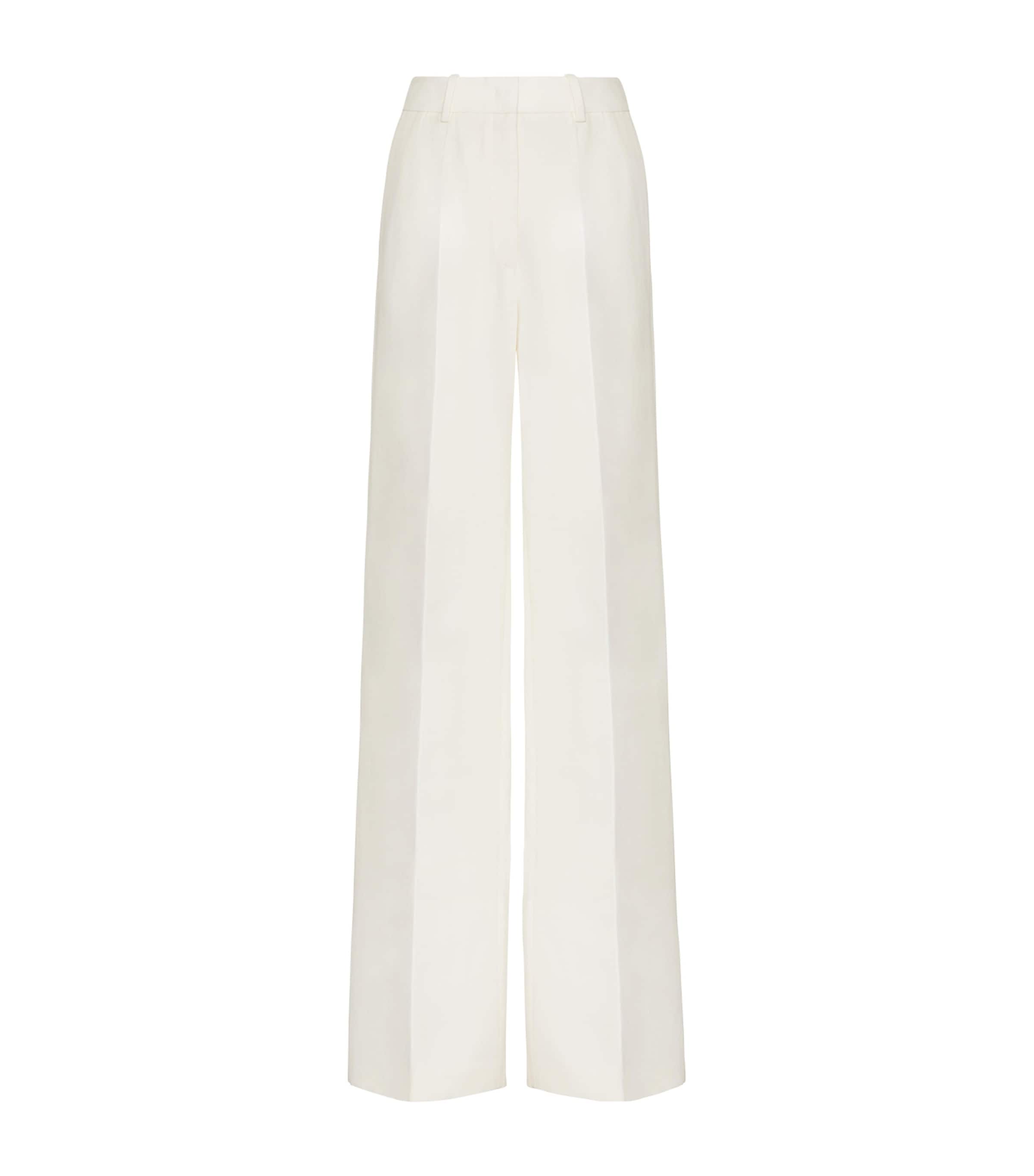 Valentino Toile Iconographe Trousers In Ivory
