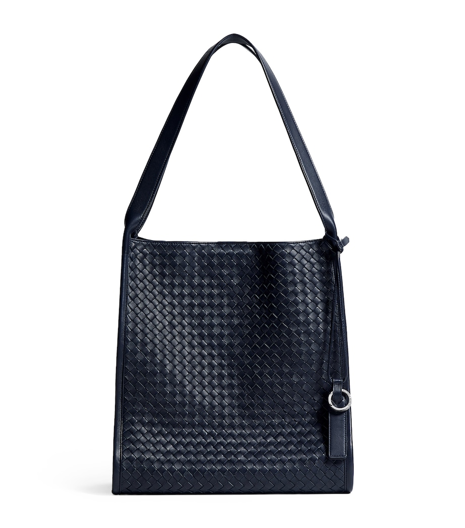 Bottega Veneta Leather Corriere Tote Bag Image 1