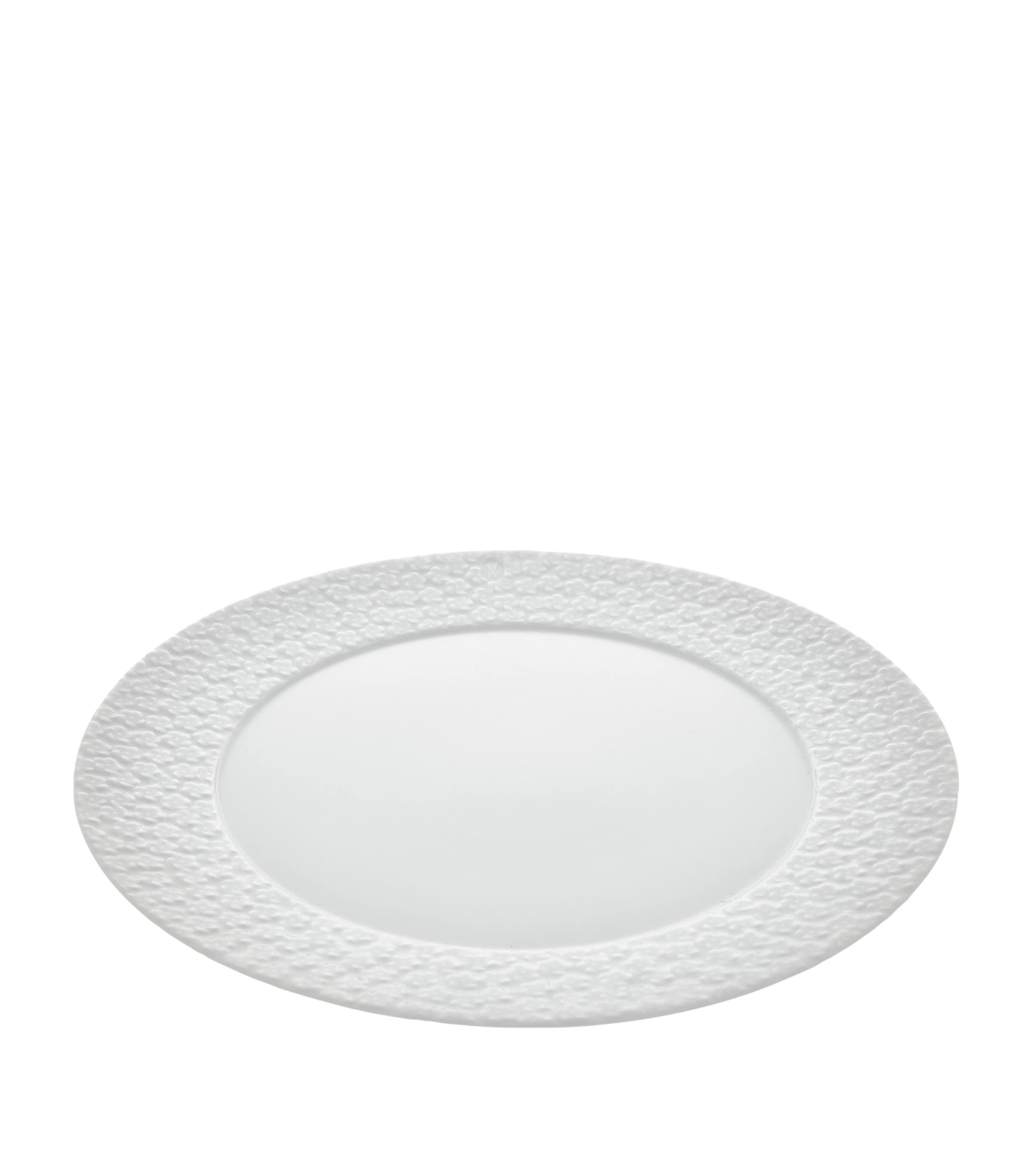 Royal Blossom Oval Charger Plate (33cm) WHITE Image 4