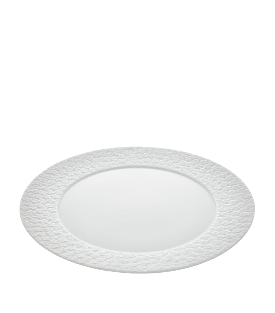 Royal Blossom Oval Charger Plate (33cm) WHITE Image 4
