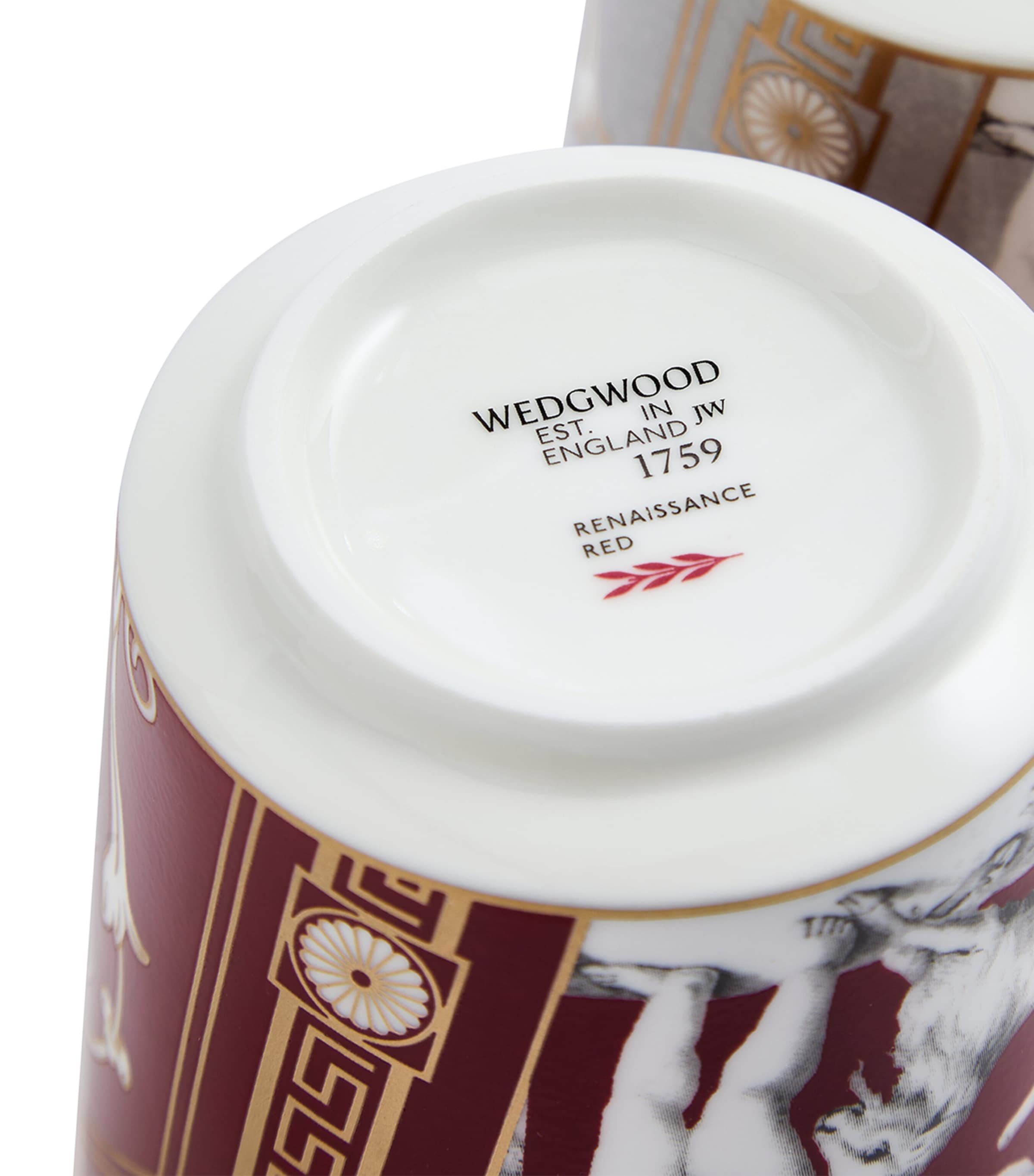 Set of 2 Valentine's Renaissance Mugs (300ml) MULTI Image 6