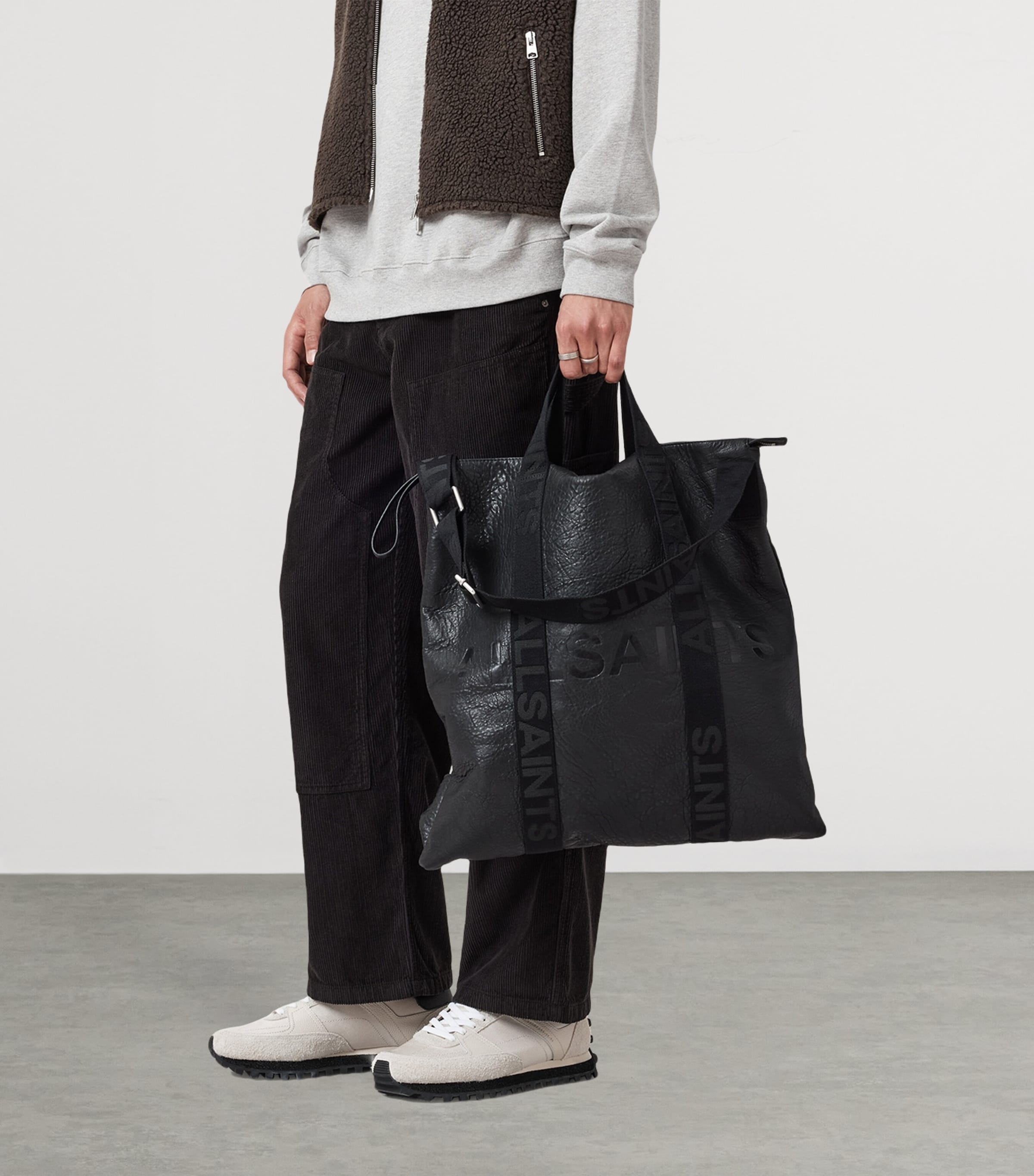 Leather Kei Backpack BLACK Image 6