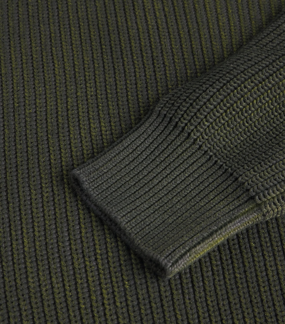 Cotton Coated Sweater V005D Image 5