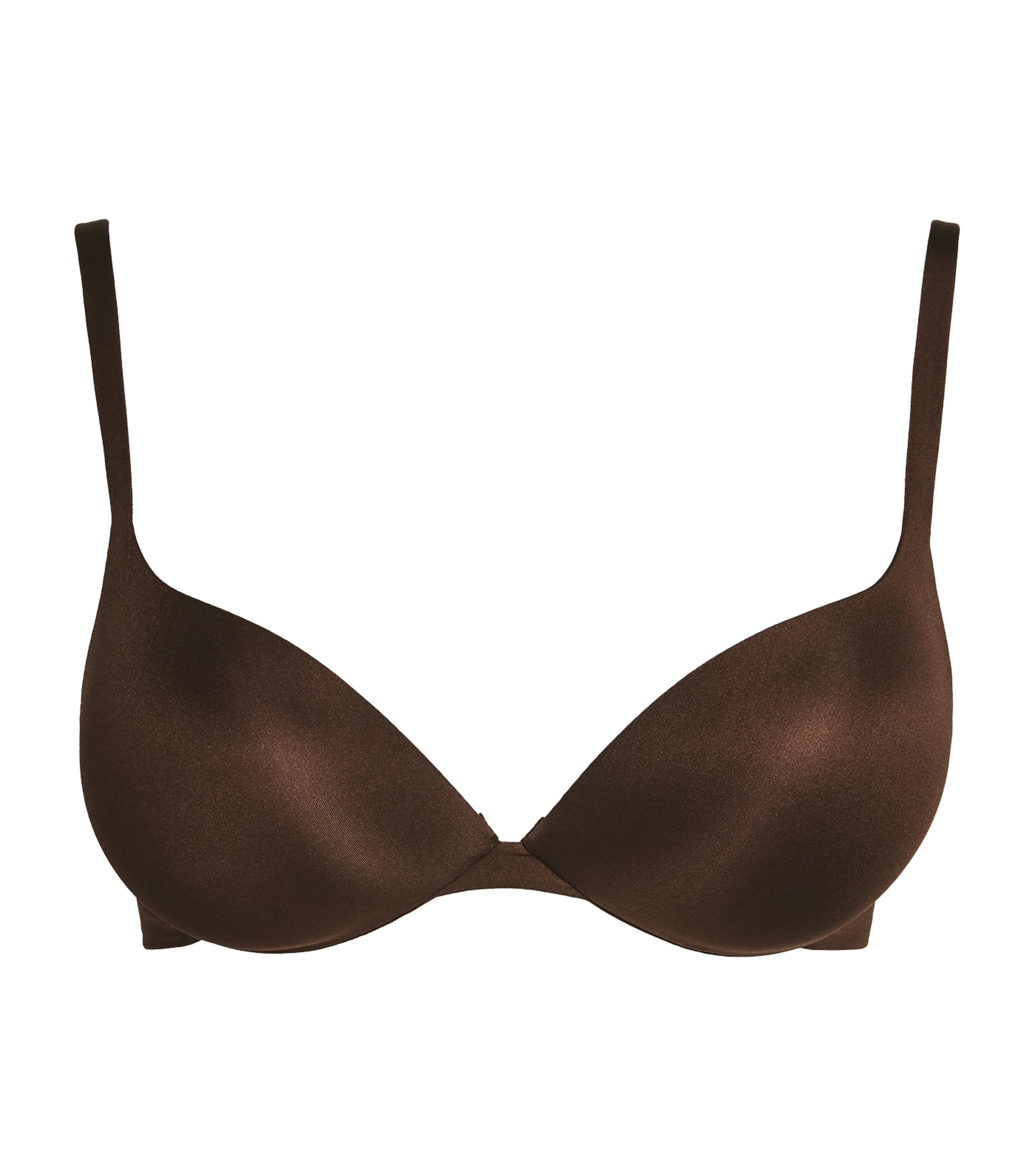 Skims Ultimate Push-up Plunge Bra In Brown