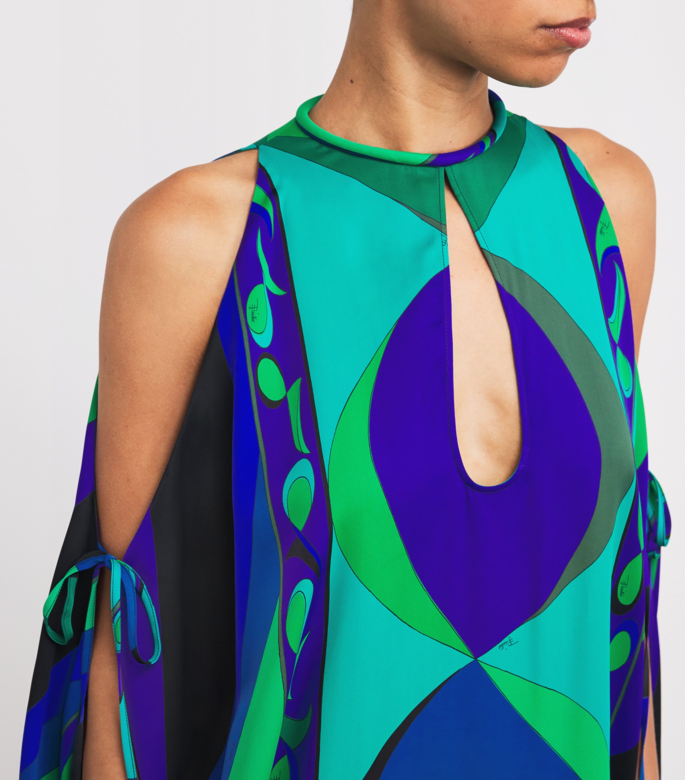 Iride Print Kaftan 016 SMERALDO Image 6