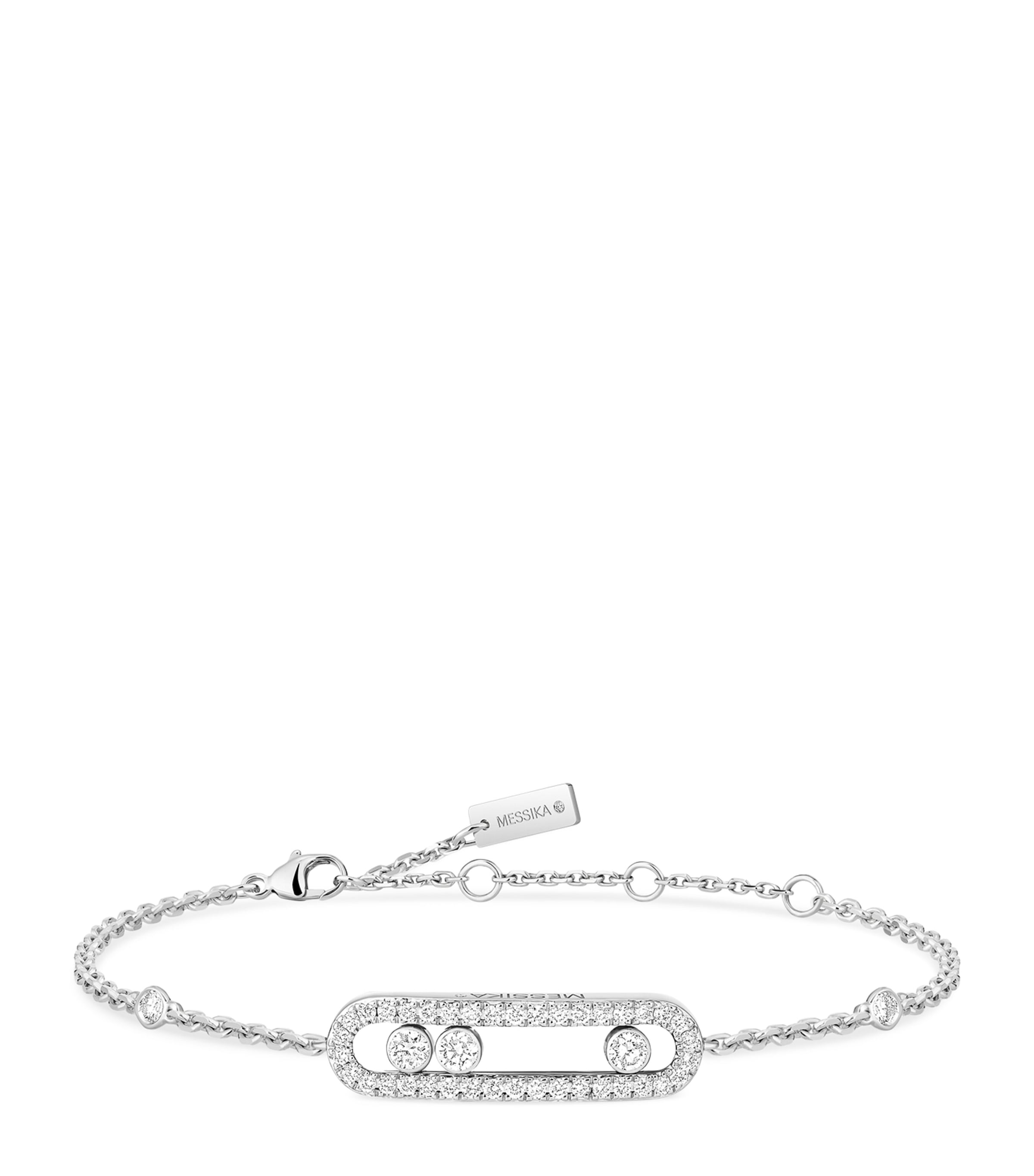 Messika Baby Move Classique White Gold and Diamond Bracelet (0.29ct) White Gold Image 1