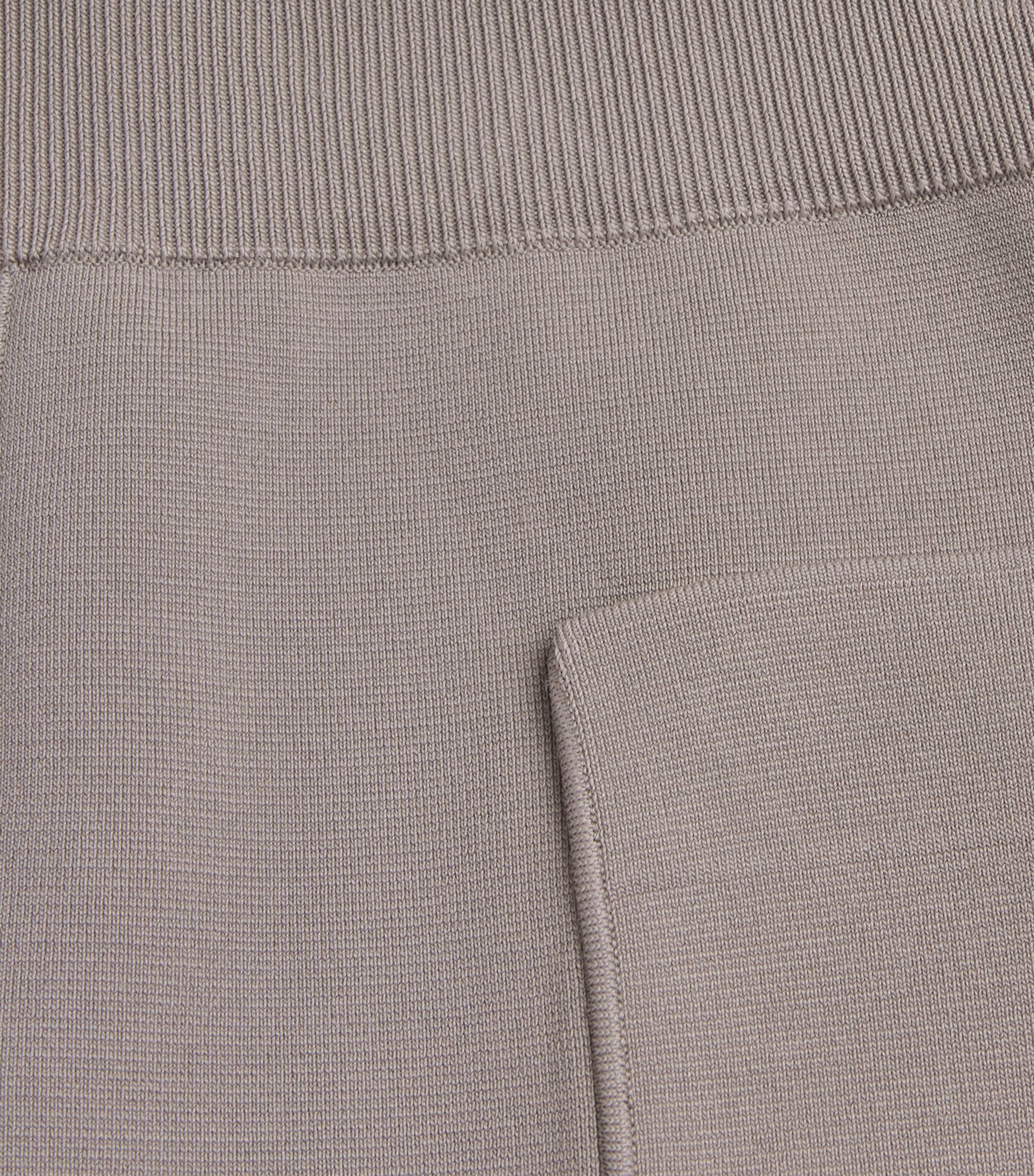 Milano-Knit Midi Skirt MUSHROOM Image 5