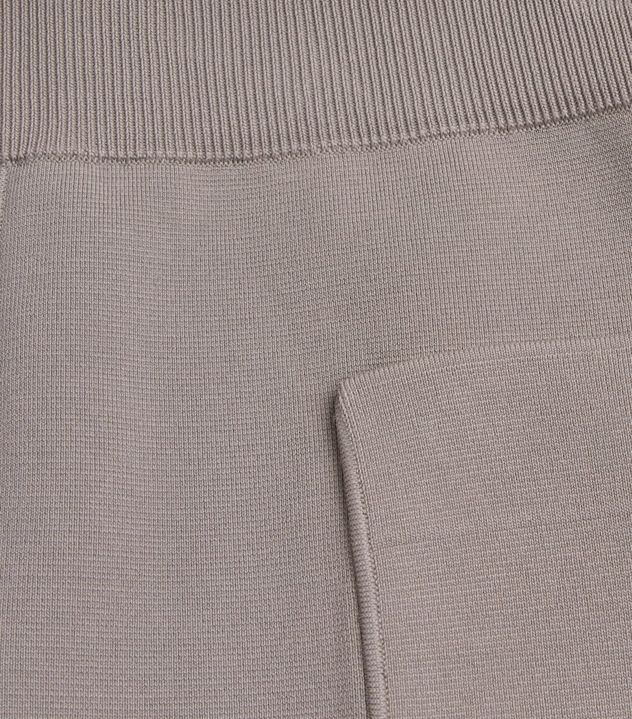 Milano-Knit Midi Skirt MUSHROOM Image 5