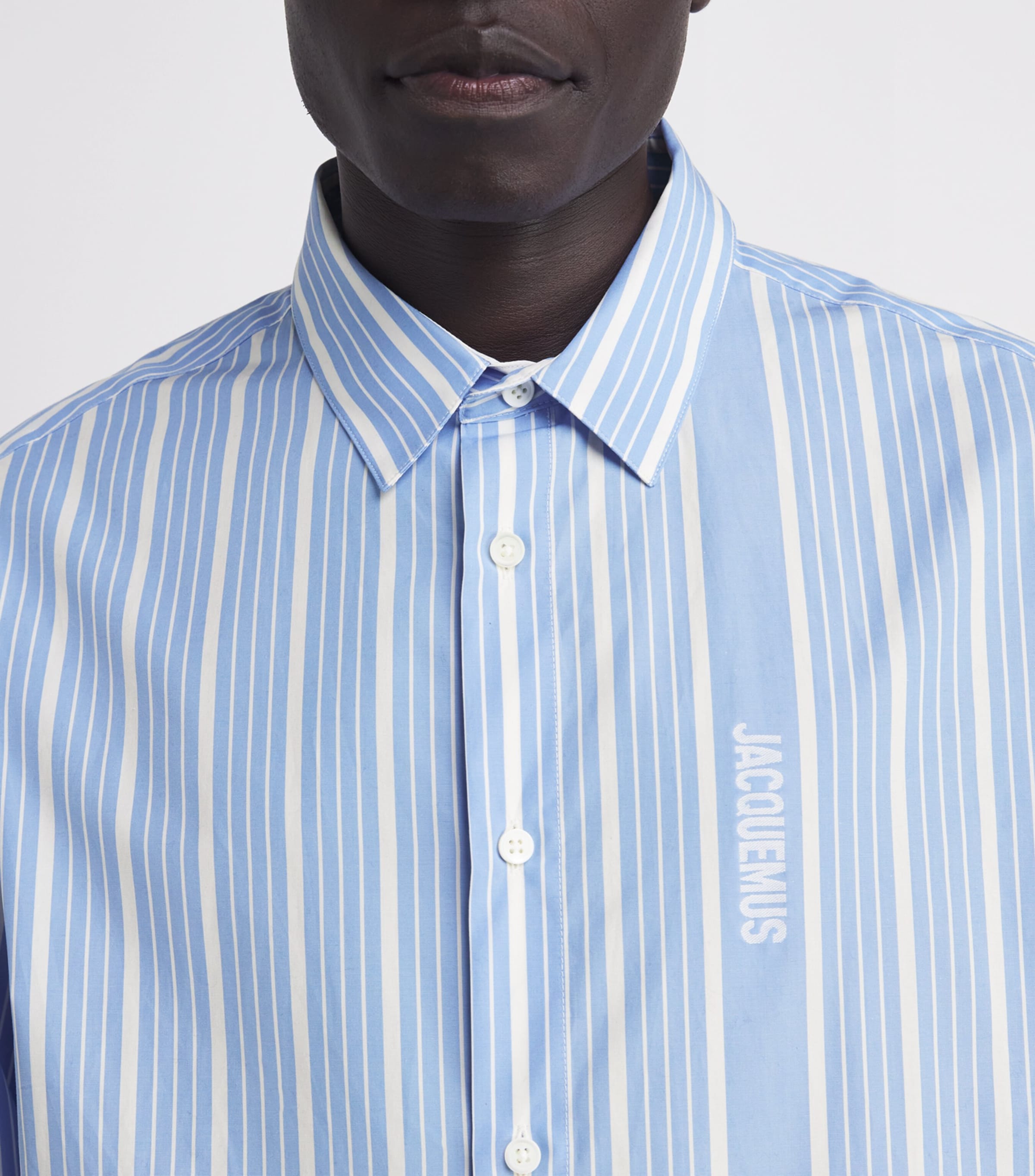 Cotton Striped Shirt 3EV-JAC BUSI BIG LOG Image 6