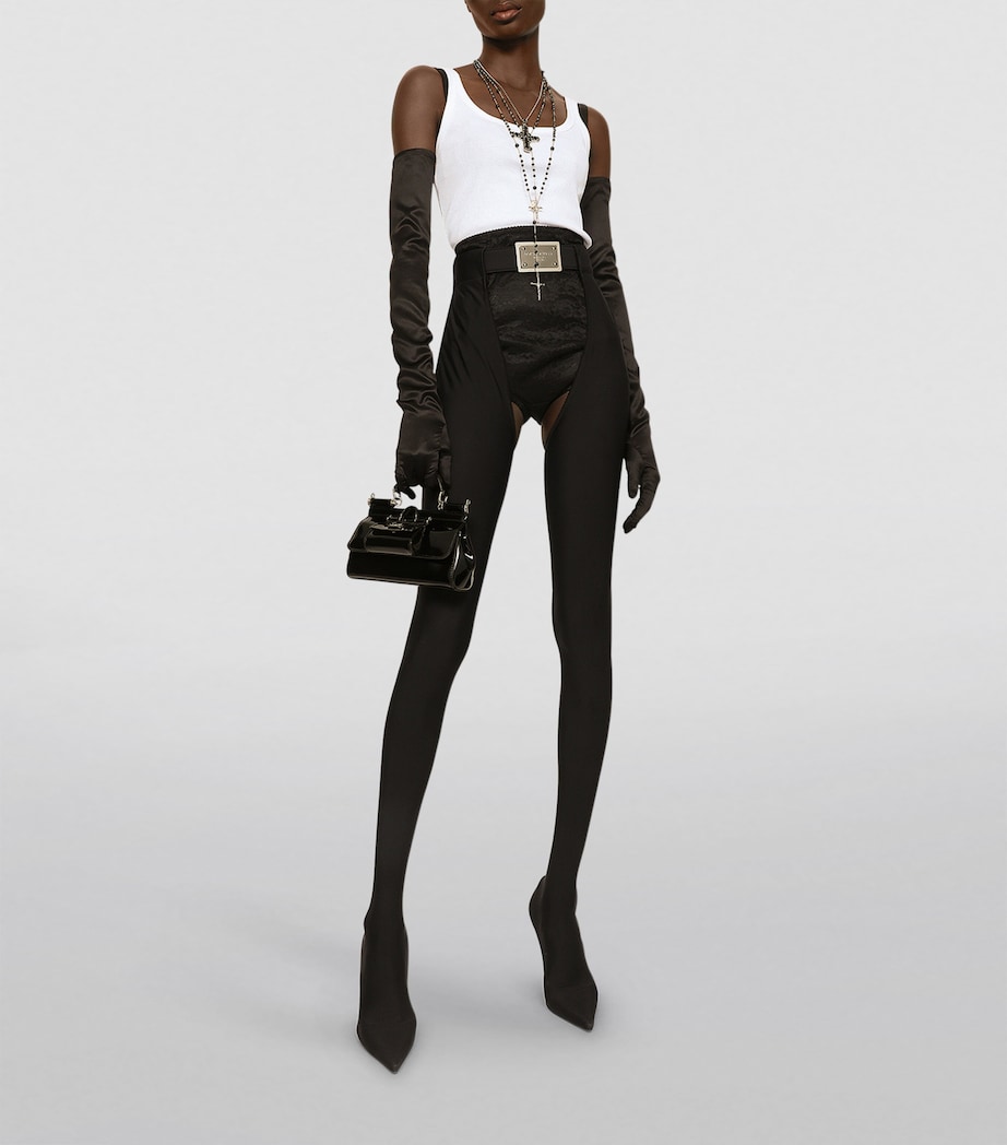 KIM DOLCE&GABBANA Tank Top W0800-OPTICAL WHITE Image 2