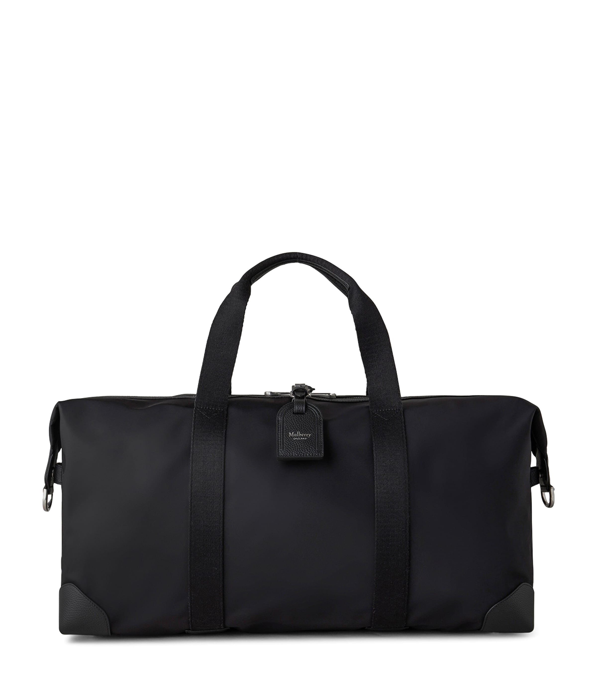 Mulberry Black Medium Heritage Clipper Holdall Harrods SG
