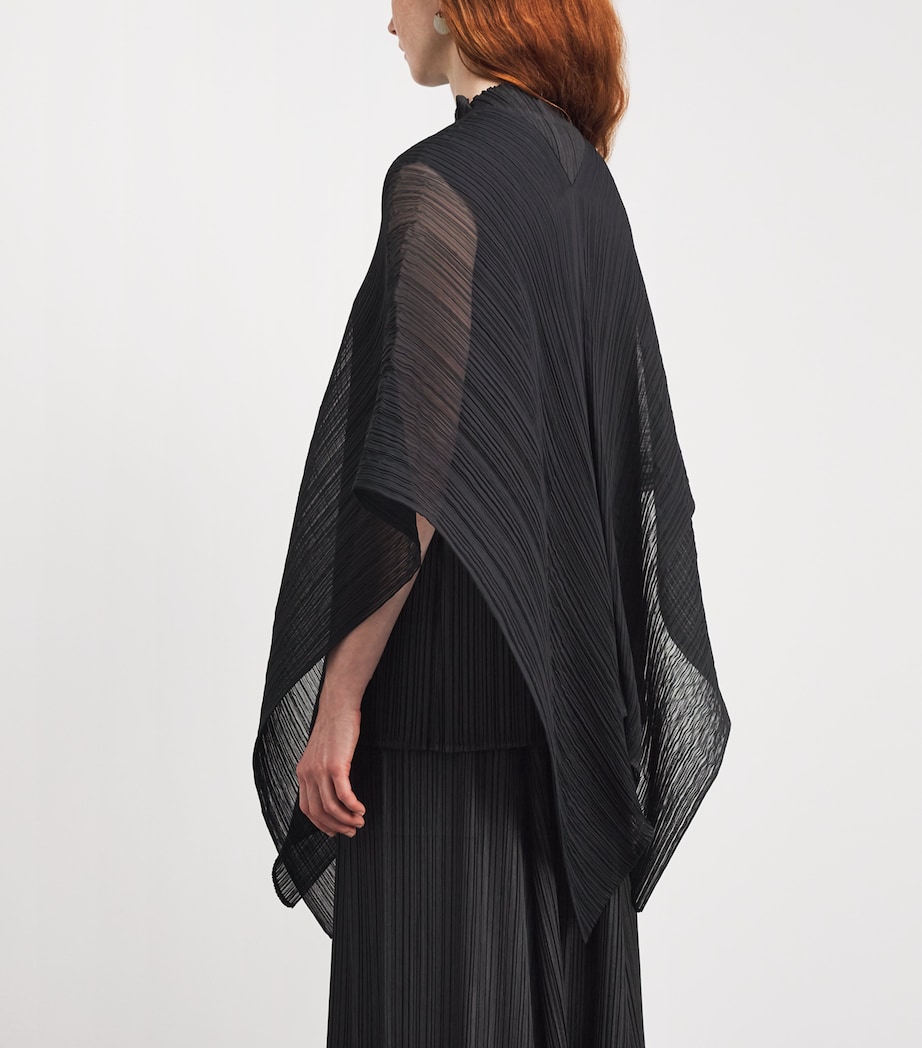 Pleats Please Issey Miyake Womens Madame-T May Stole Black Image 5