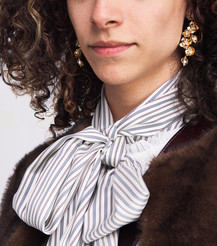 Gold-Plated Crystal Vanora Earrings  CRYSTAL GOLD Image 2