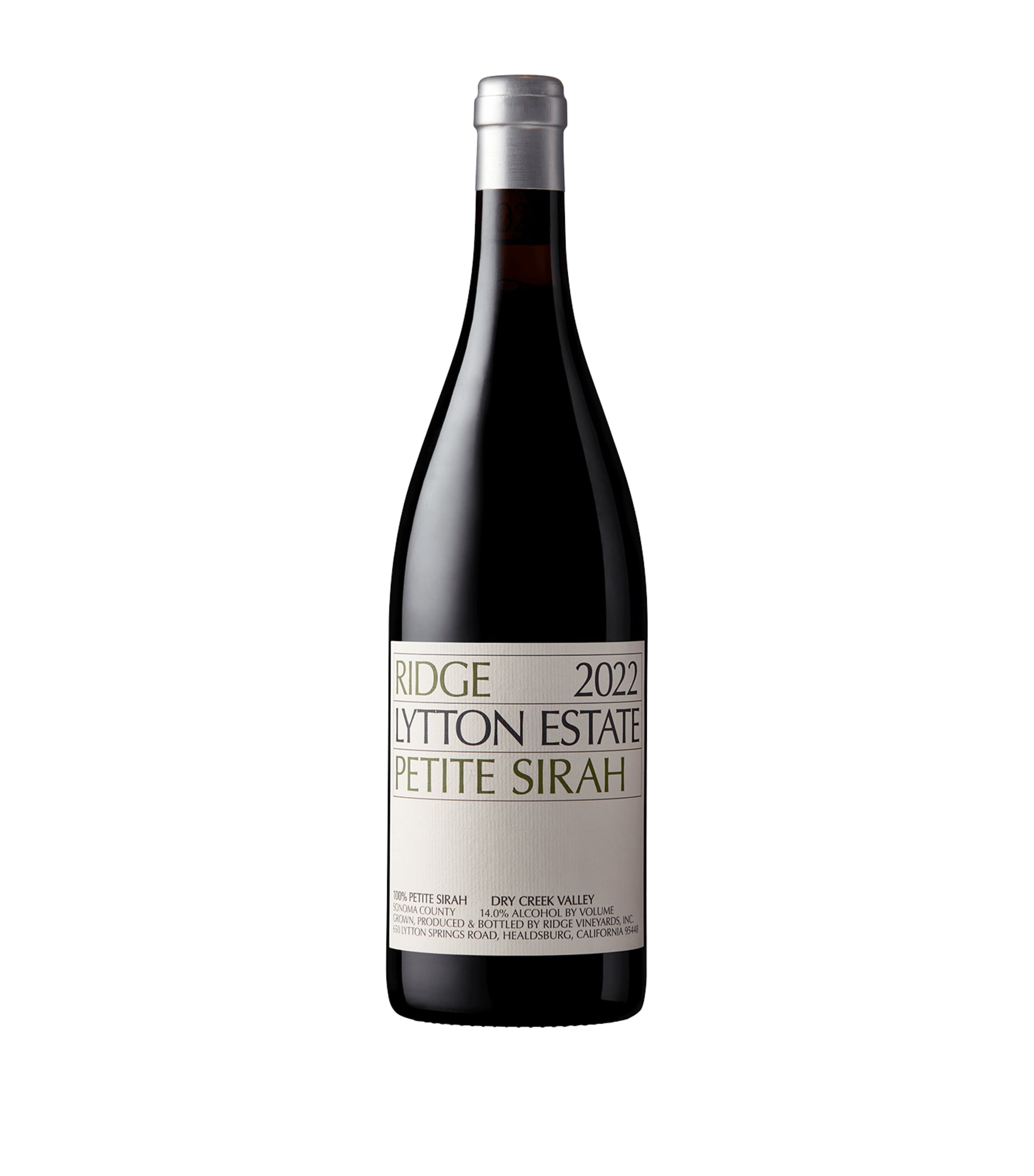 Ridge Lytton Estate Petite Syrah 2022 (75cl) - California, USA Image 1