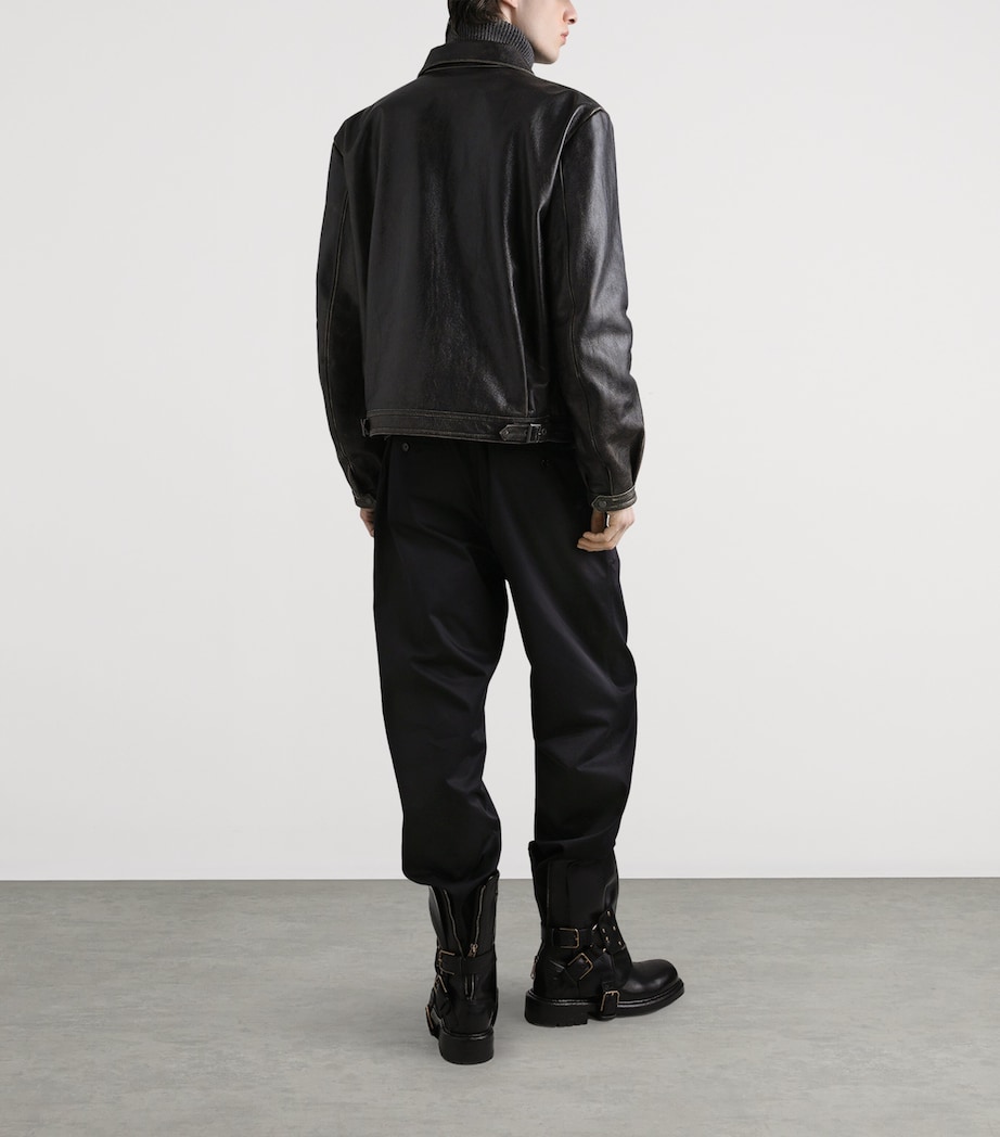 Virgin Wool Embroidered Rollneck Sweater N0542 IRON GREY Image 5