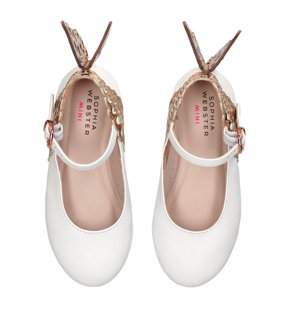 Leather Evangeline Flats WHITE/OTH Image 4