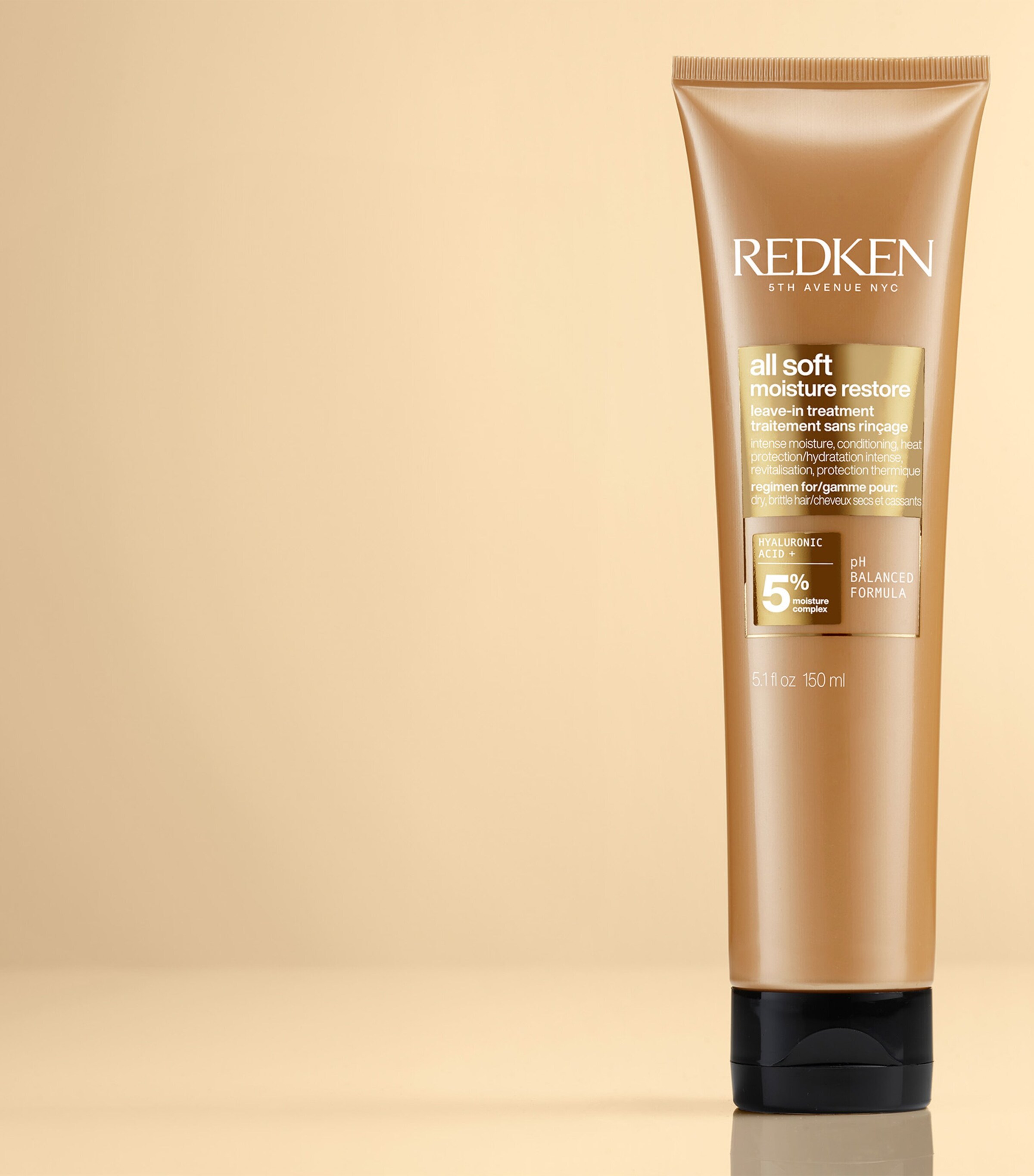 Redken All Soft Moisture Restore Leave-In Treatment for Dry Hair (150ml) Image 2