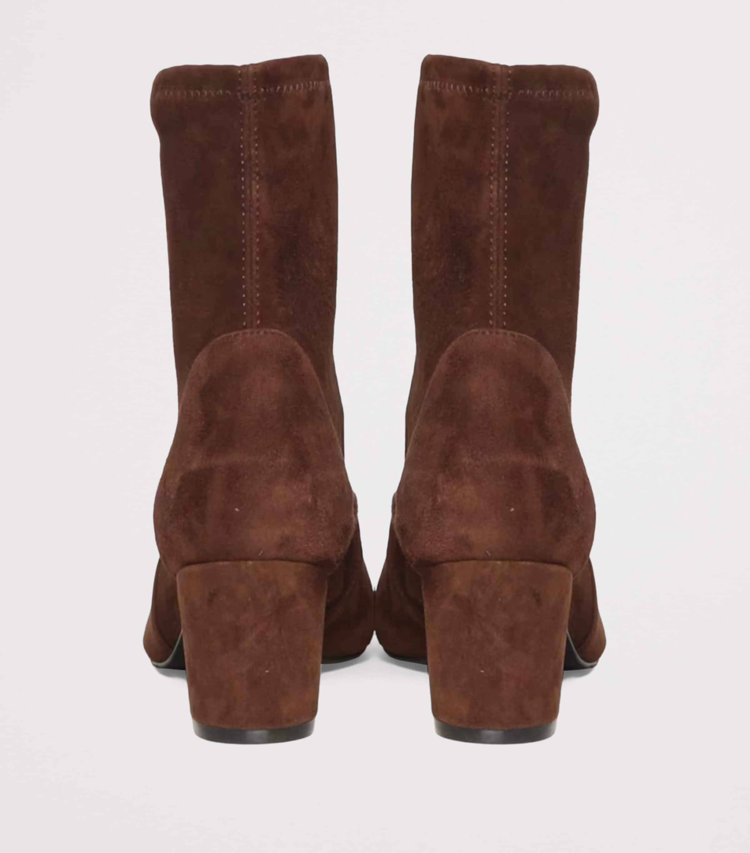 Suede Yuliana Ankle Boots 60 TAN Image 2