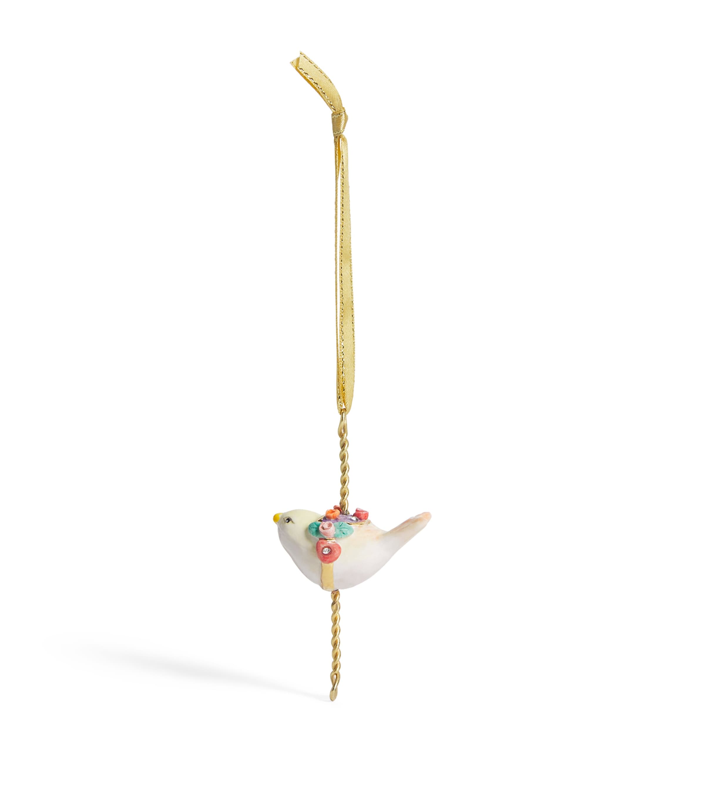 Hop Skip & Flutter Bird Merry-Go-Round Tree Decoration Yellow Image 1