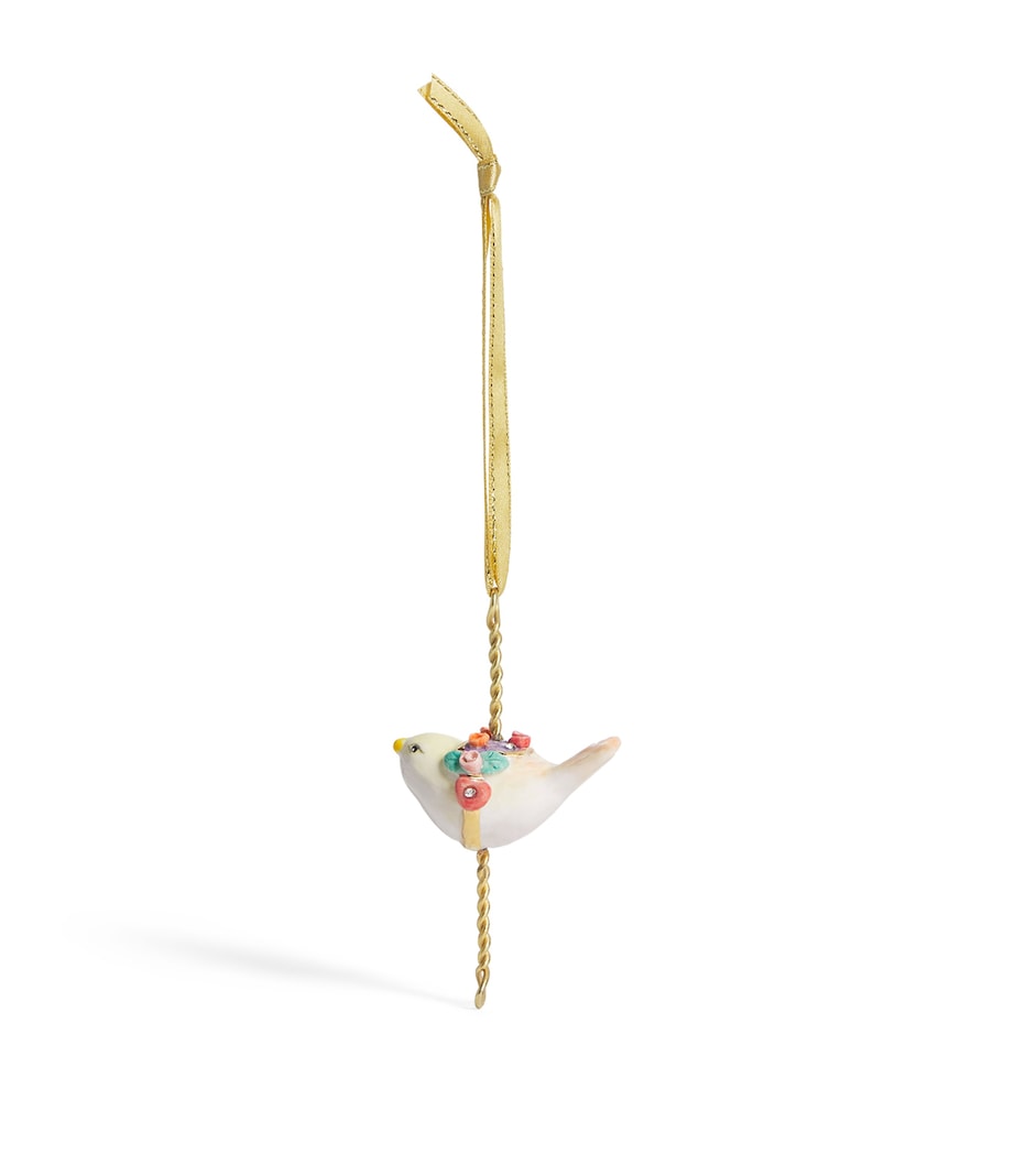Hop Skip & Flutter Bird Merry-Go-Round Tree Decoration Yellow Image 1