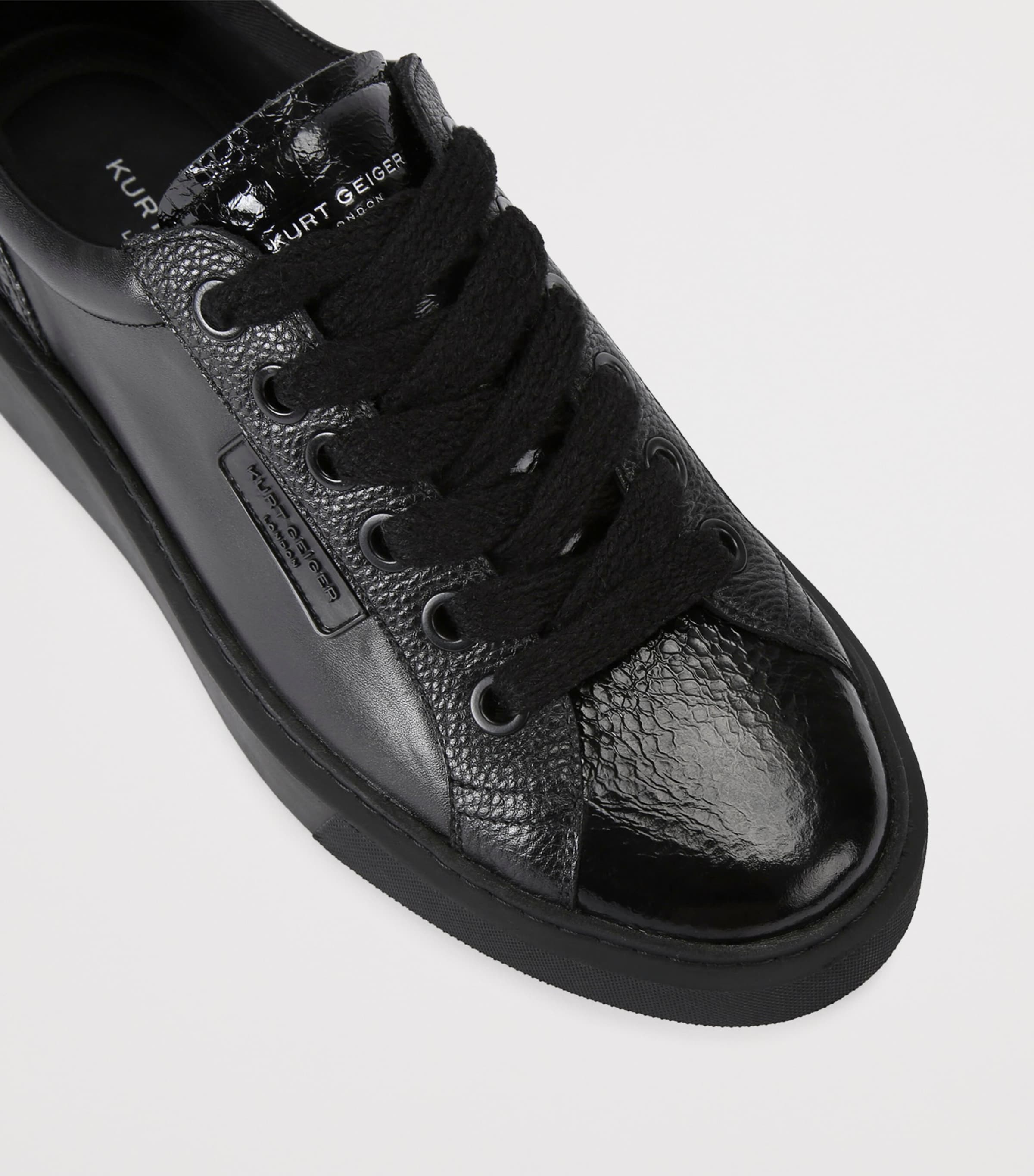 Leather Albion Sneakers BLACK Image 3